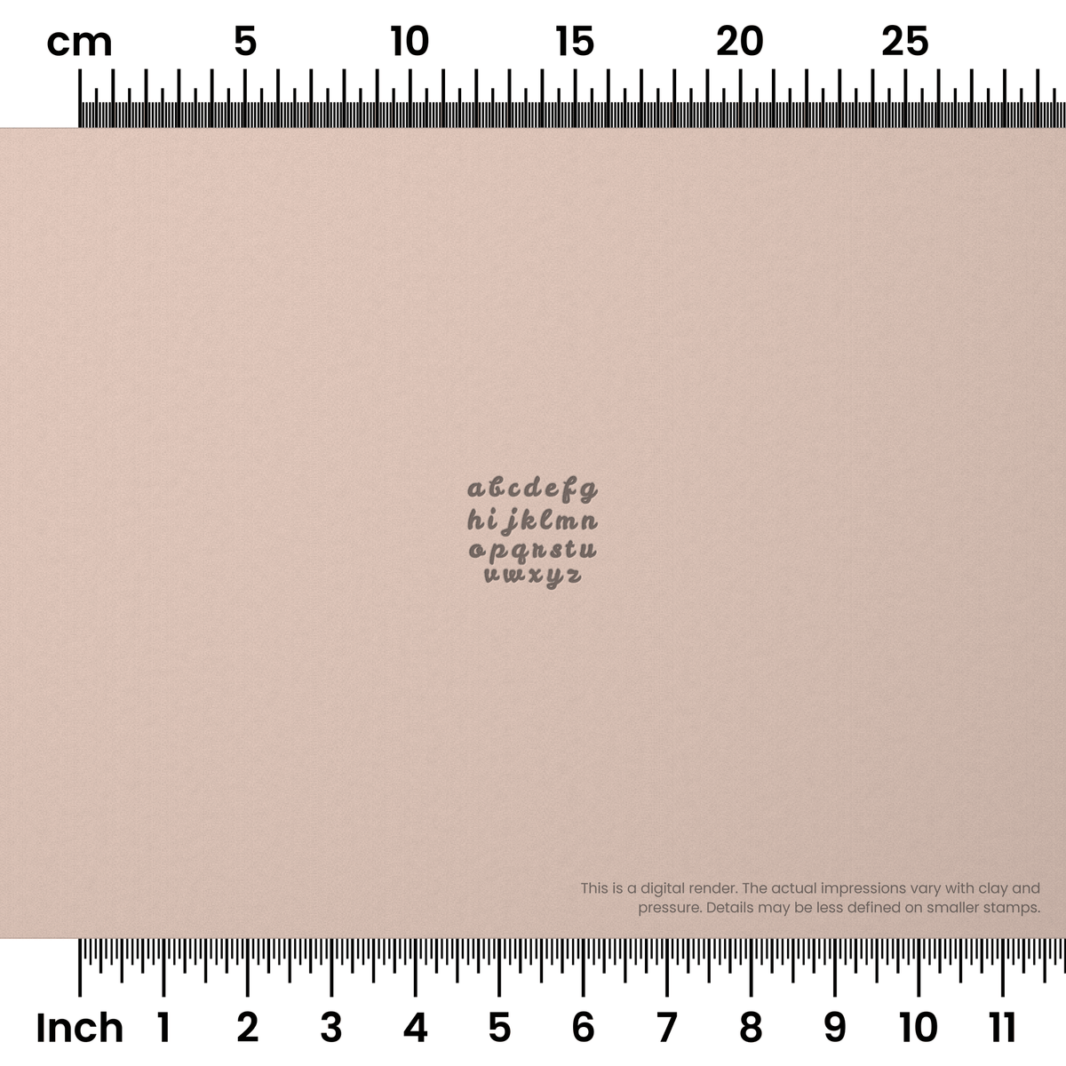 Leckerli One | Lowercase | Alphabet Stamp Sets - Ceramind® Tools