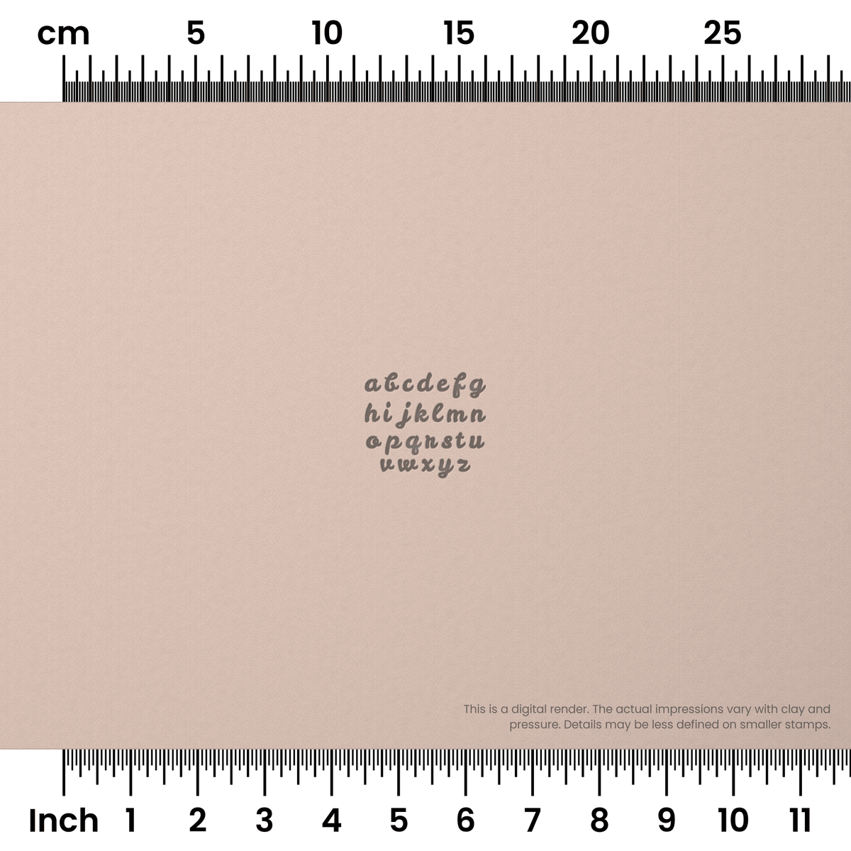 Leckerli One | Lowercase | Alphabet Stamp Sets - Ceramind® Tools