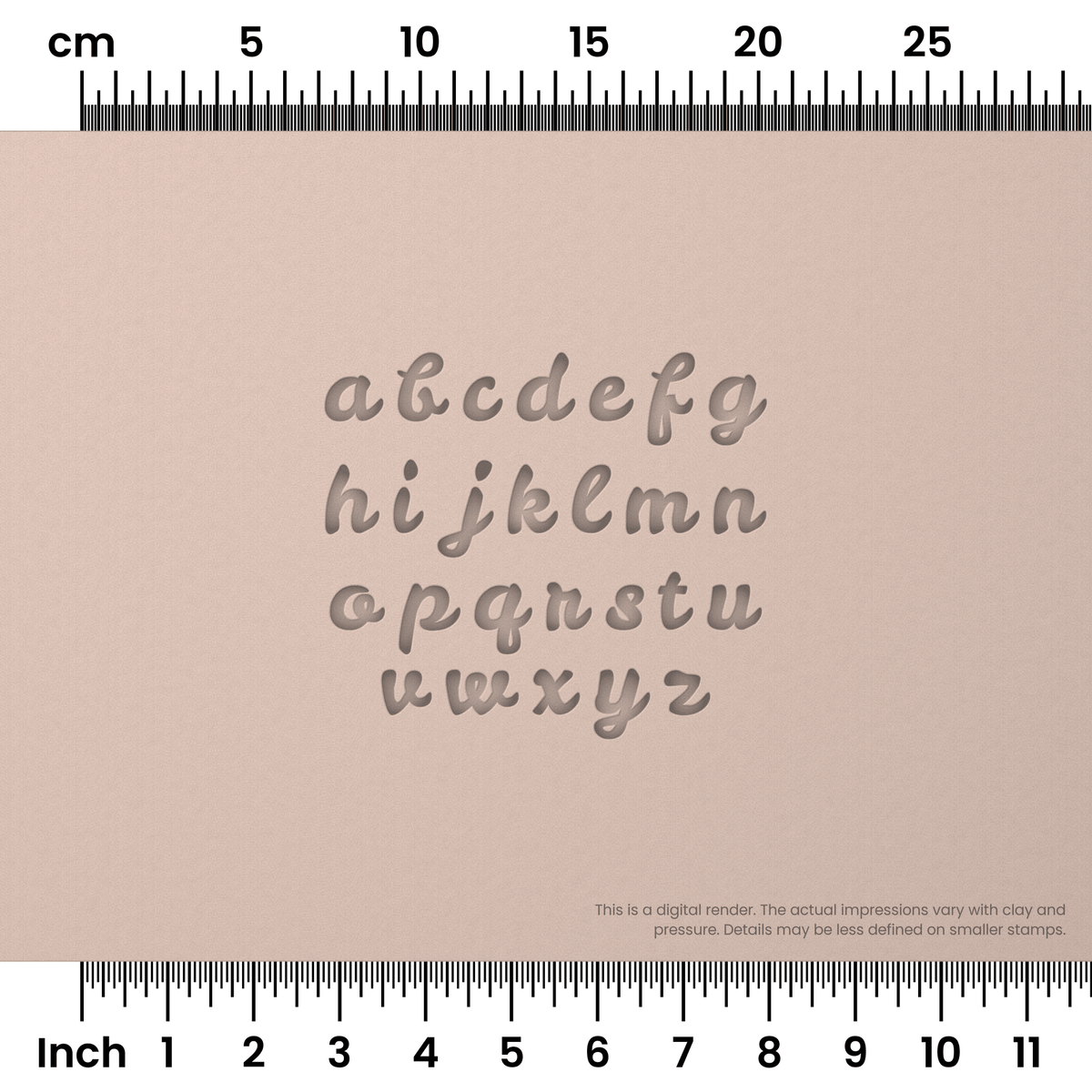 Leckerli One | Lowercase | Alphabet Stamp Sets - Ceramind® Tools