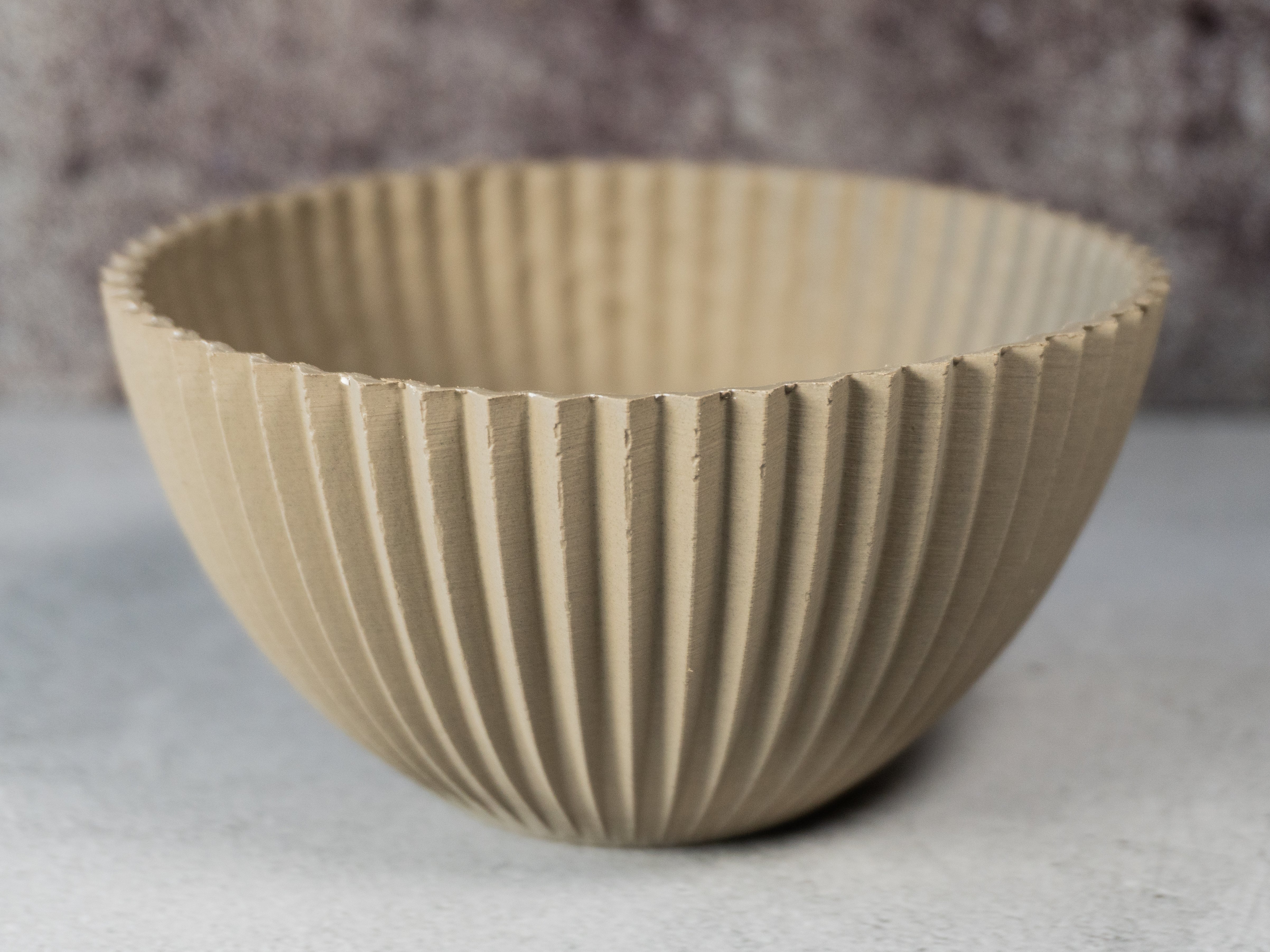 Line Texture Bowl | Slip Casting Mold | 111mm Diameter, 57.5mm High - Ceramind® Tools
