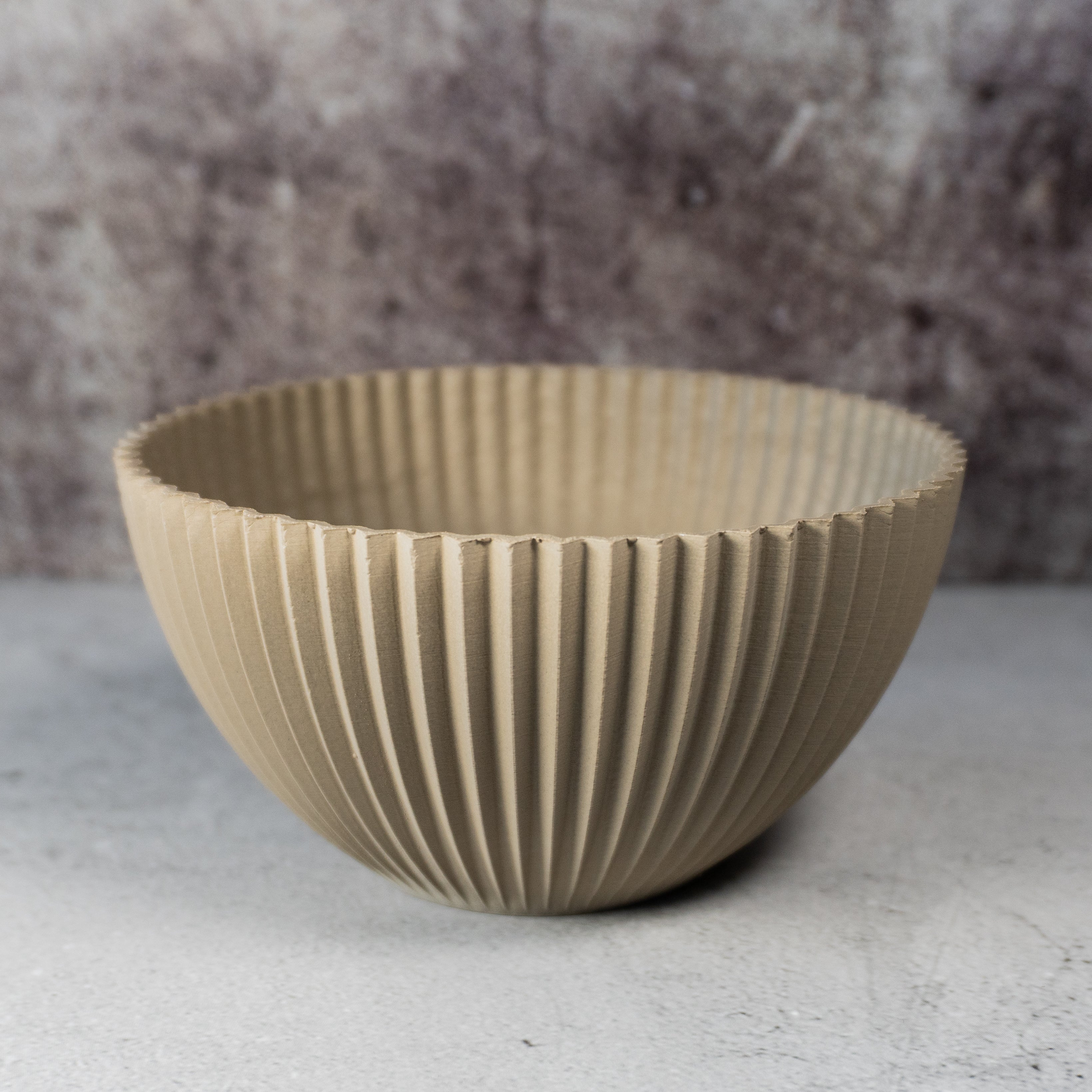 Line Texture Bowl | Slip Casting Mold | 126mm Diameter, 65mm High - Ceramind® Tools