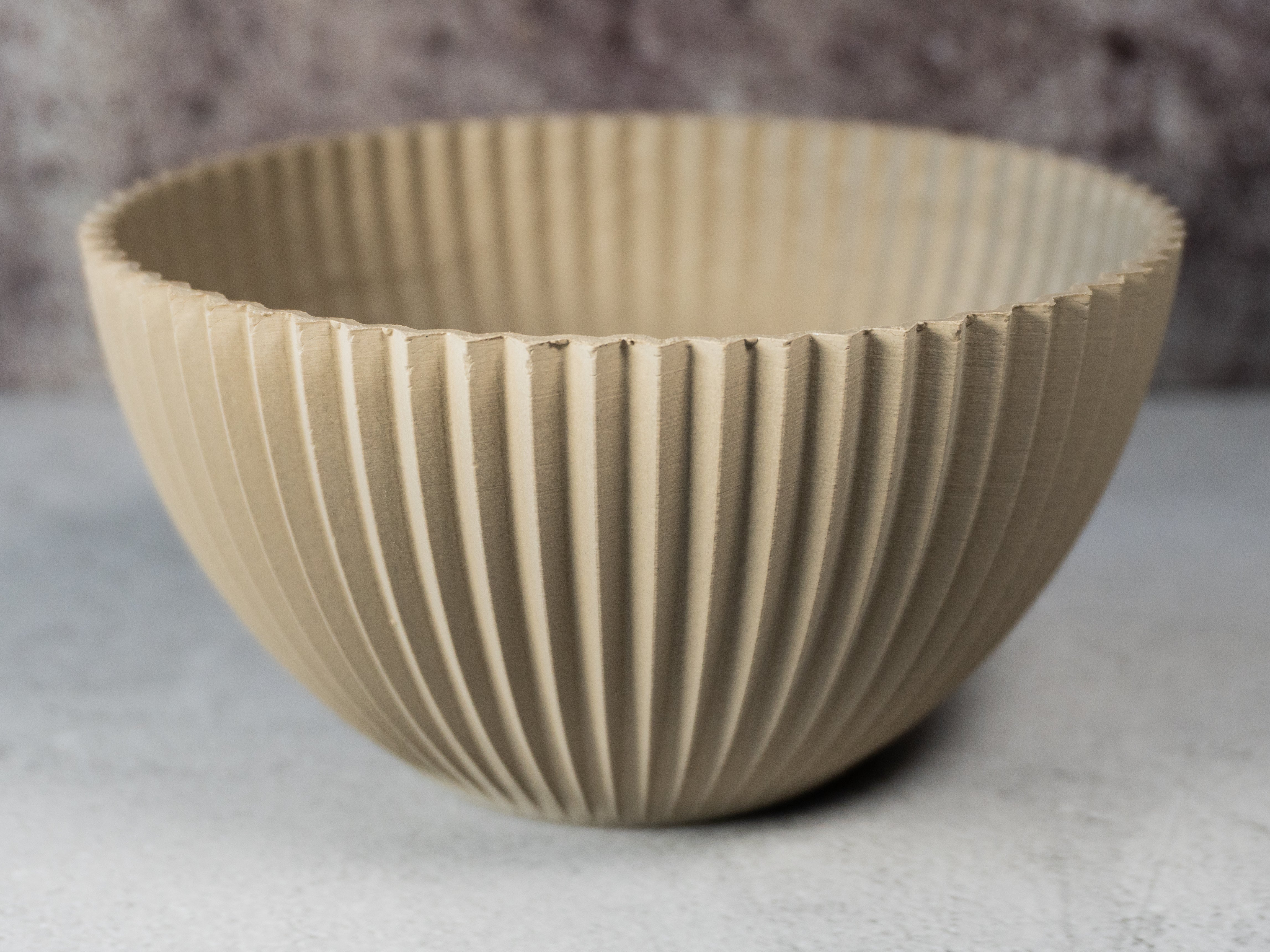 Line Texture Bowl | Slip Casting Mold | 126mm Diameter, 65mm High - Ceramind® Tools