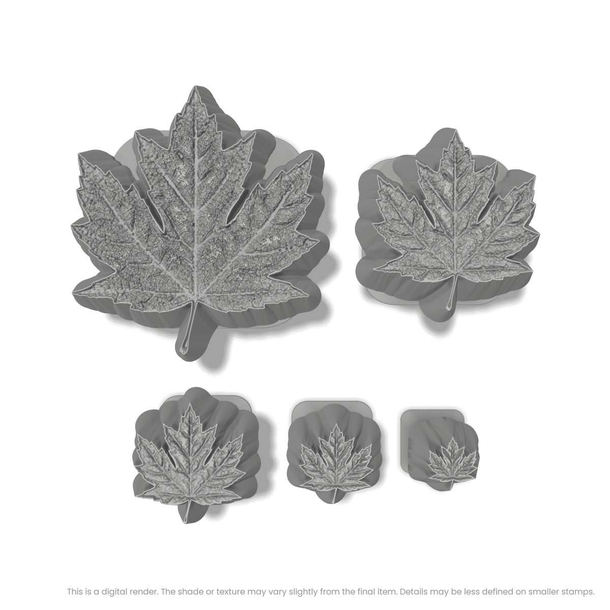 Maple Leaf Stamps - Photo Textured - Ceramind® Tools