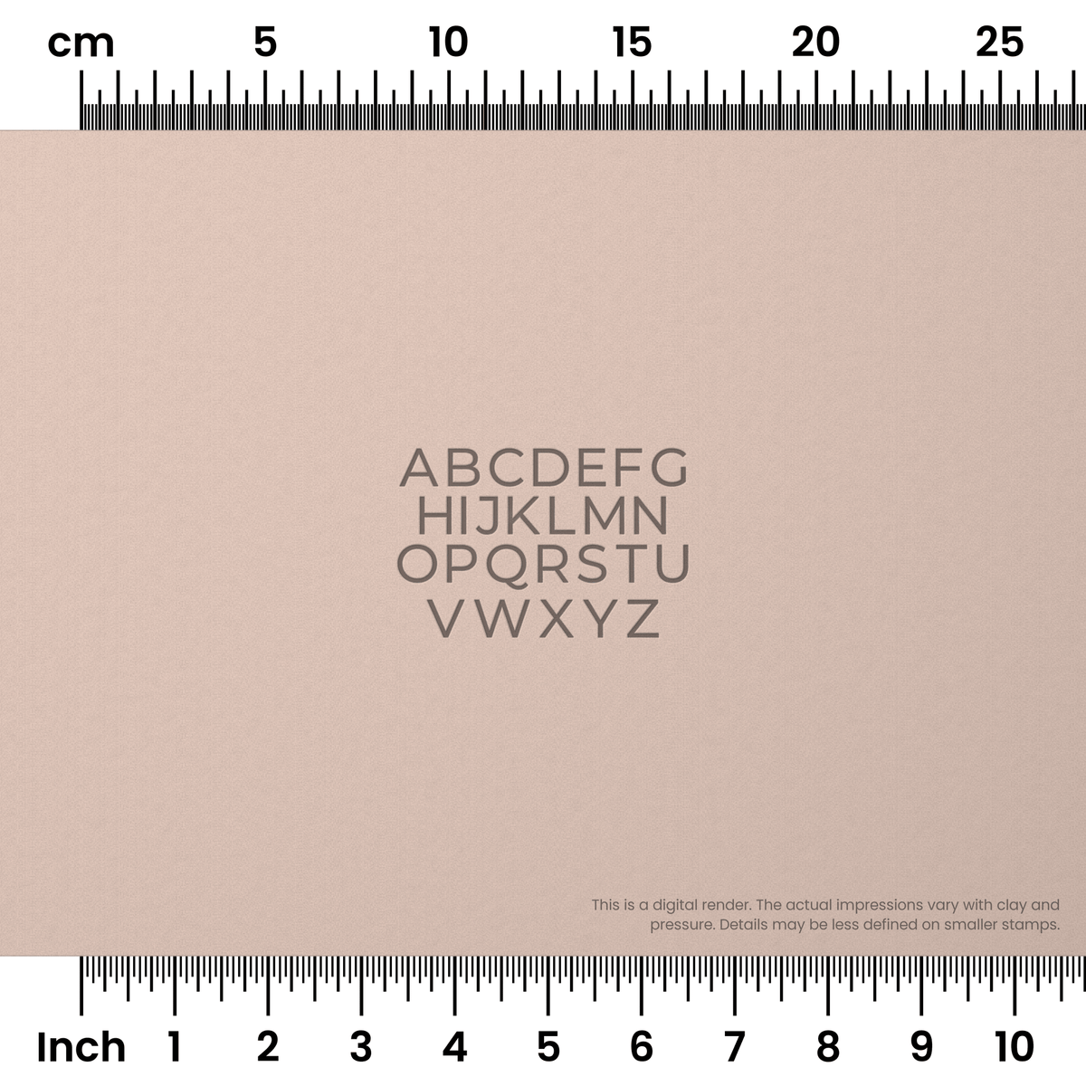 Montserrat | All Caps | Alphabet Stamp Sets - Ceramind® Tools