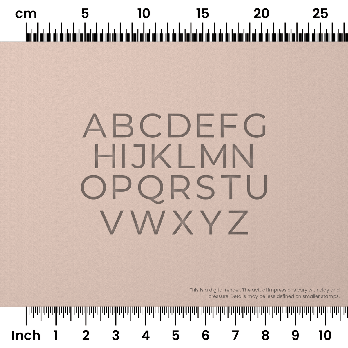 Montserrat | All Caps | Alphabet Stamp Sets - Ceramind® Tools