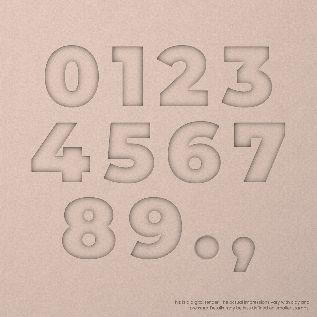 Montserrat | Font Rail Stamp Sets | Letters, Numbers, and Symbols - Ceramind® Tools
