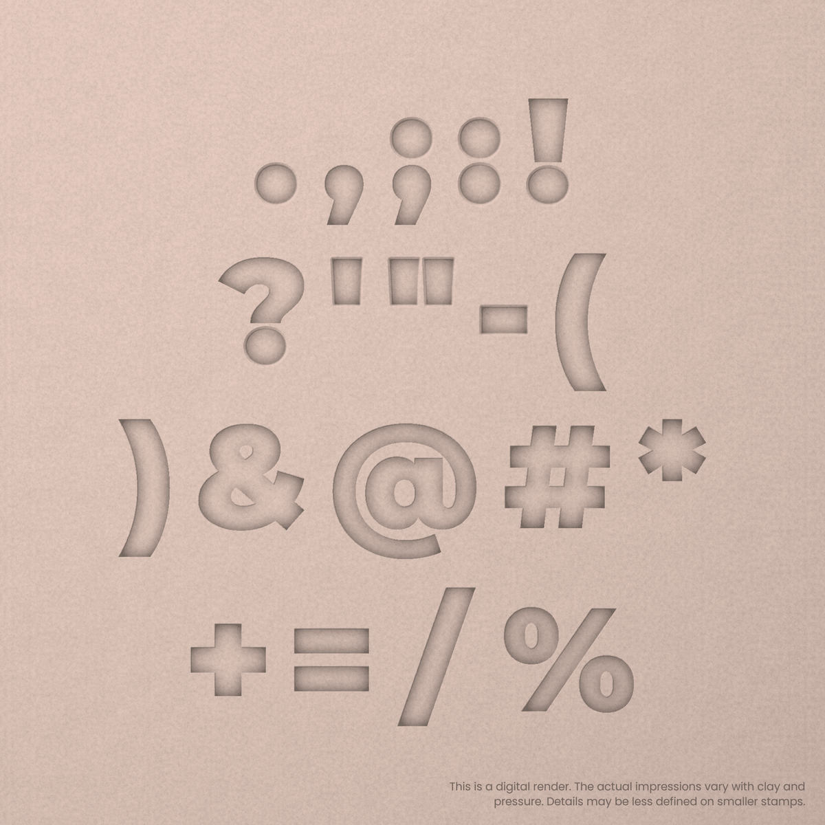Montserrat | Font Rail Stamp Sets | Letters, Numbers, and Symbols - Ceramind® Tools