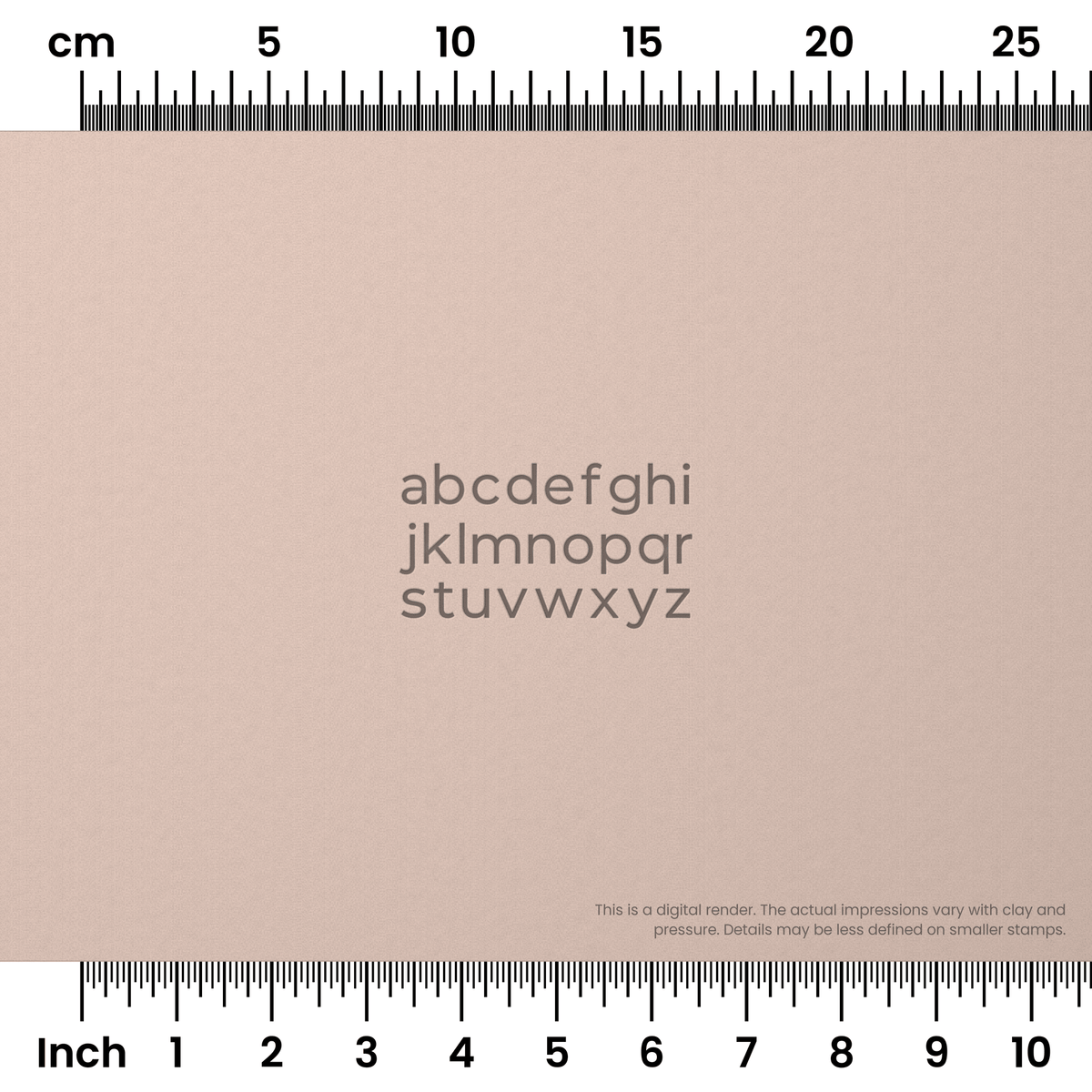 Montserrat | Lowercase | Alphabet Stamp Sets - Ceramind® Tools