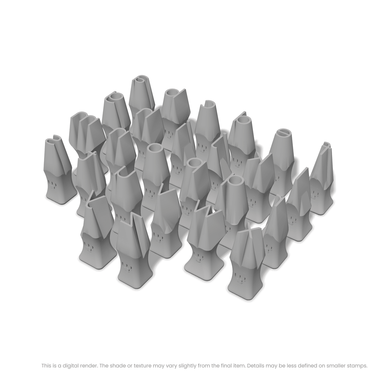 Montserrat | Lowercase | Alphabet Stamp Sets - Ceramind® Tools
