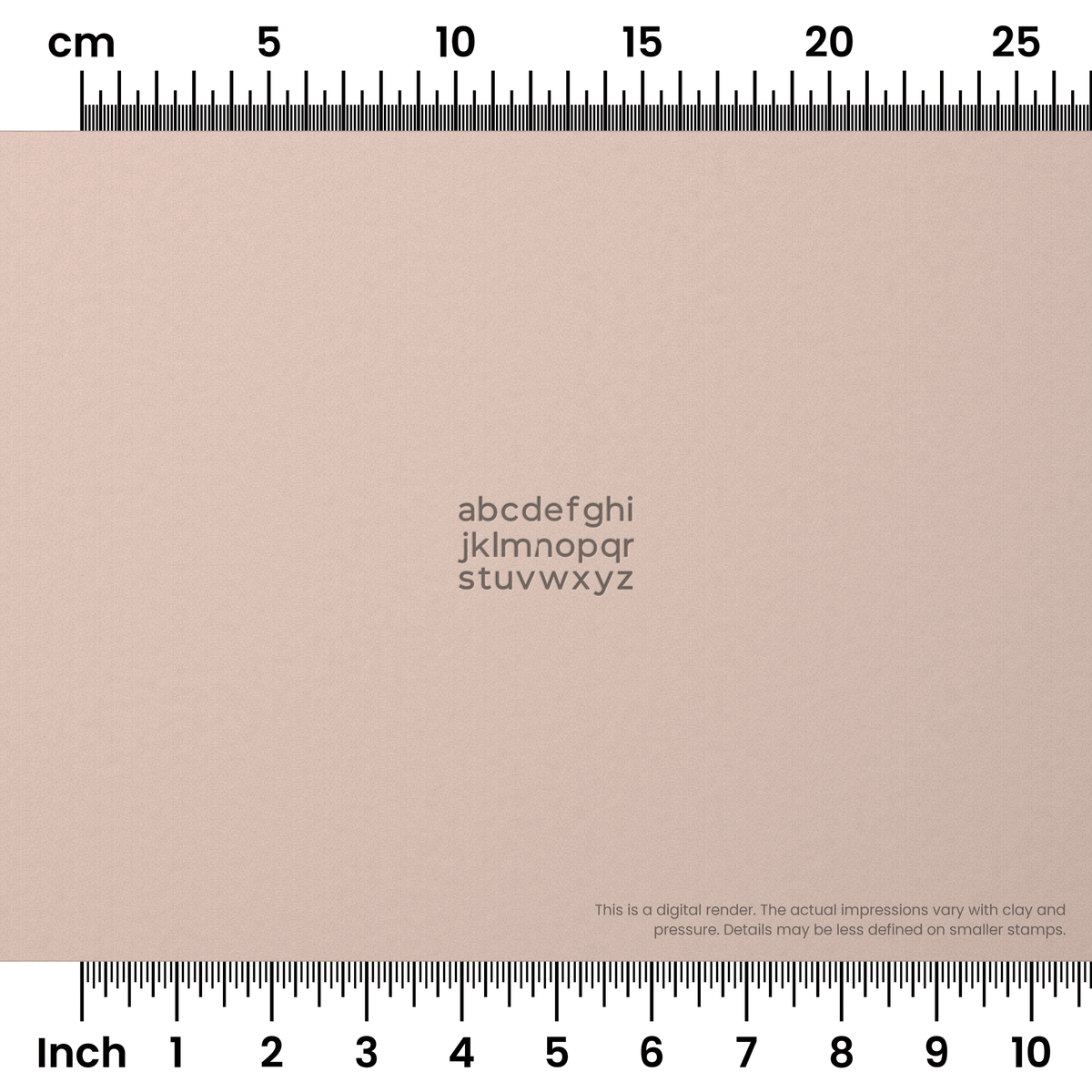 Montserrat | Lowercase | Alphabet Stamp Sets - Ceramind® Tools