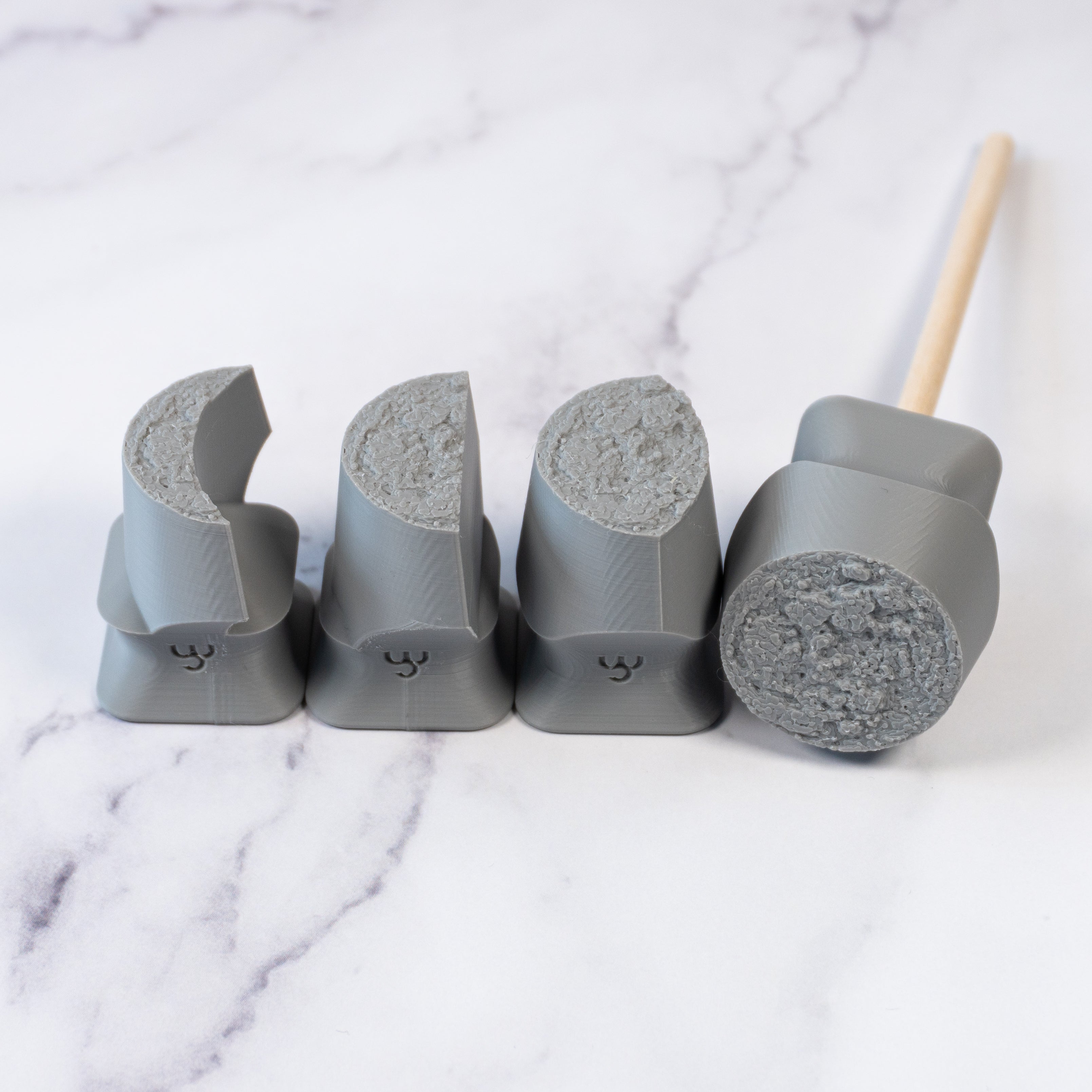 Moon Phases Set of Four Stamps - Ceramind® Tools
