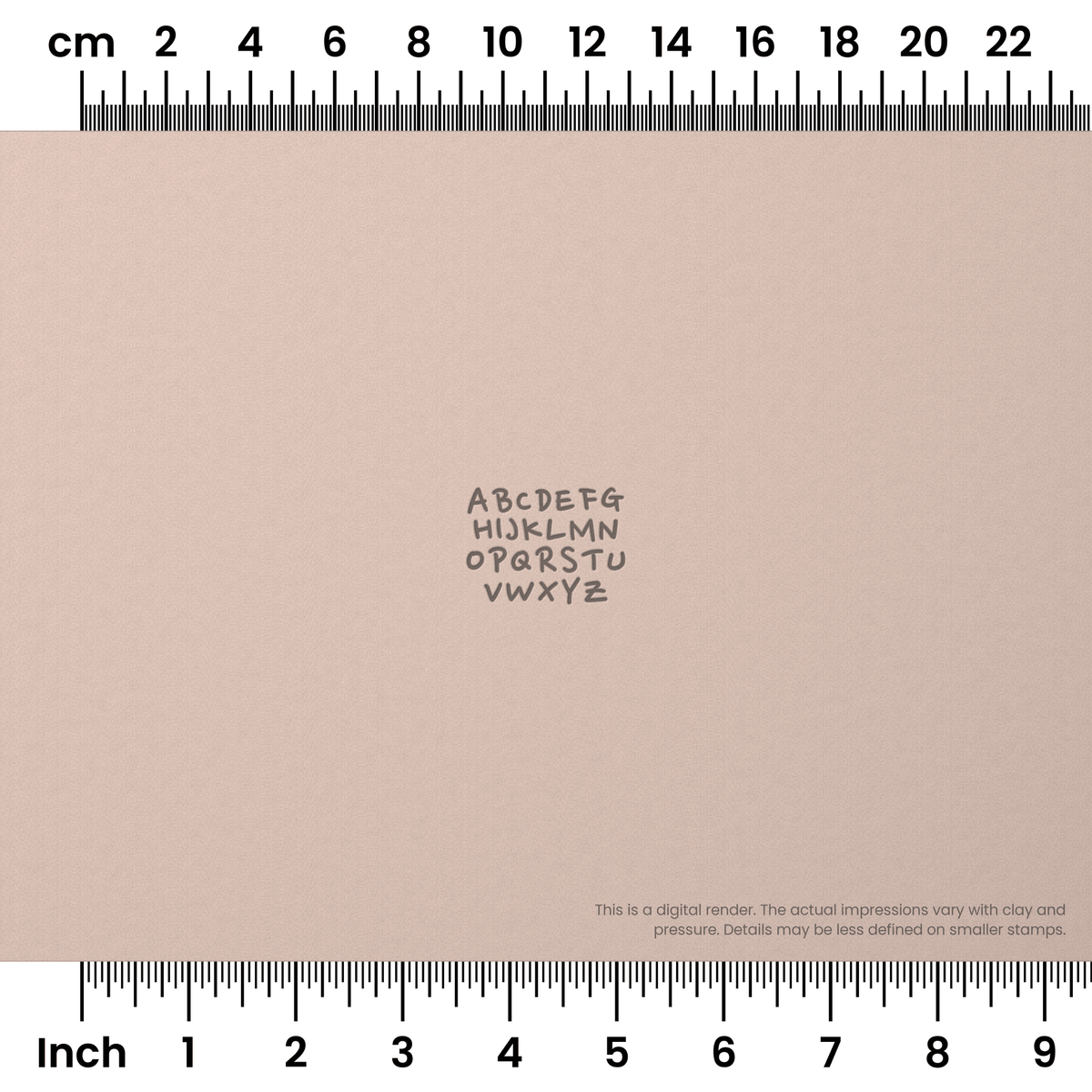 Nanum Pen | All Caps | Alphabet Stamp Sets - Ceramind® Tools