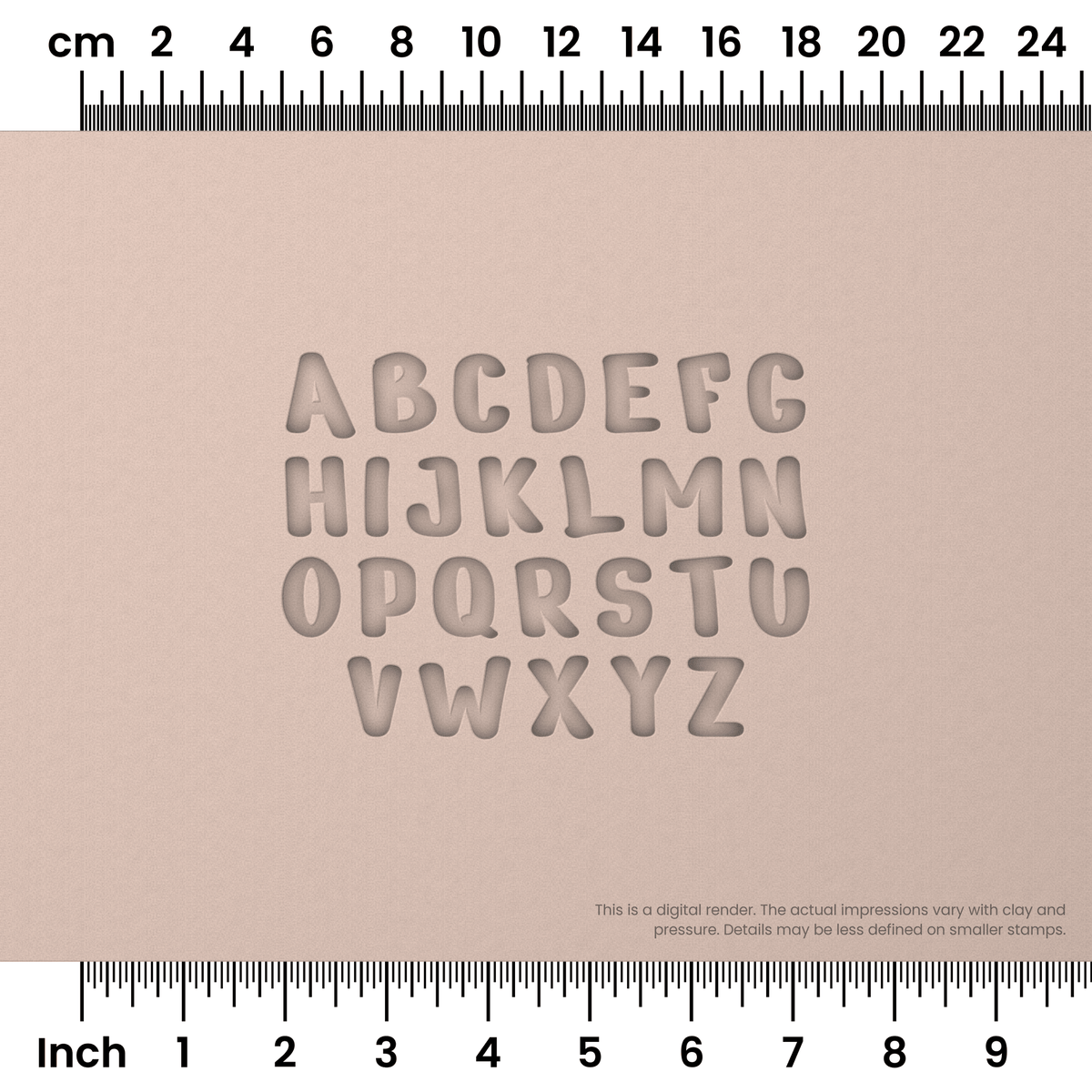 Nerko One | All Caps | Alphabet Stamp Sets - Ceramind® Tools