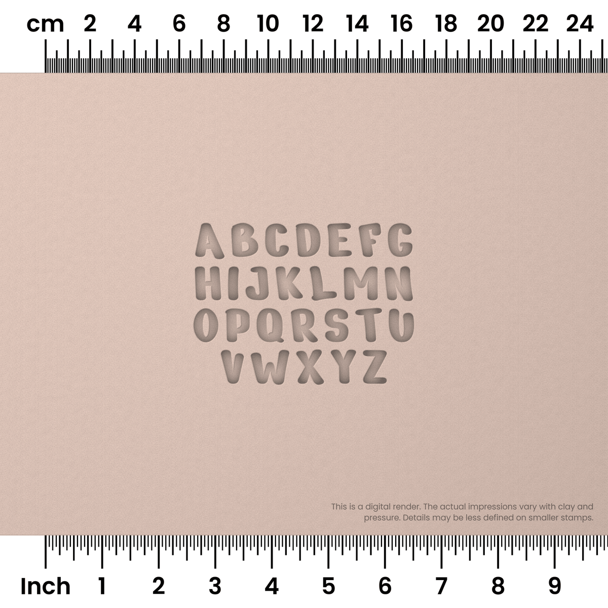 Nerko One | All Caps | Alphabet Stamp Sets - Ceramind® Tools