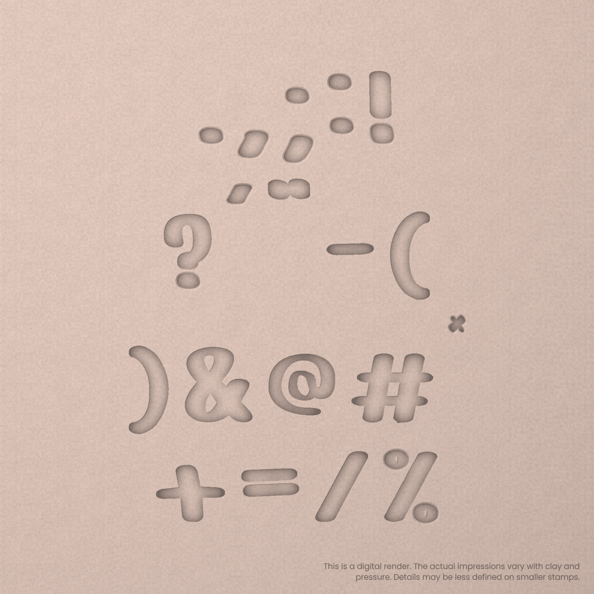 Nerko One | Font Rail Stamp Sets | Letters, Numbers, and Symbols - Ceramind® Tools
