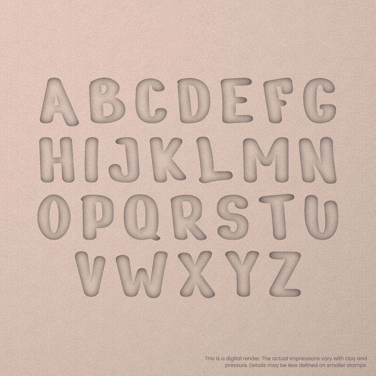 Nerko One | Font Rail Stamp Sets | Letters, Numbers, and Symbols - Ceramind® Tools