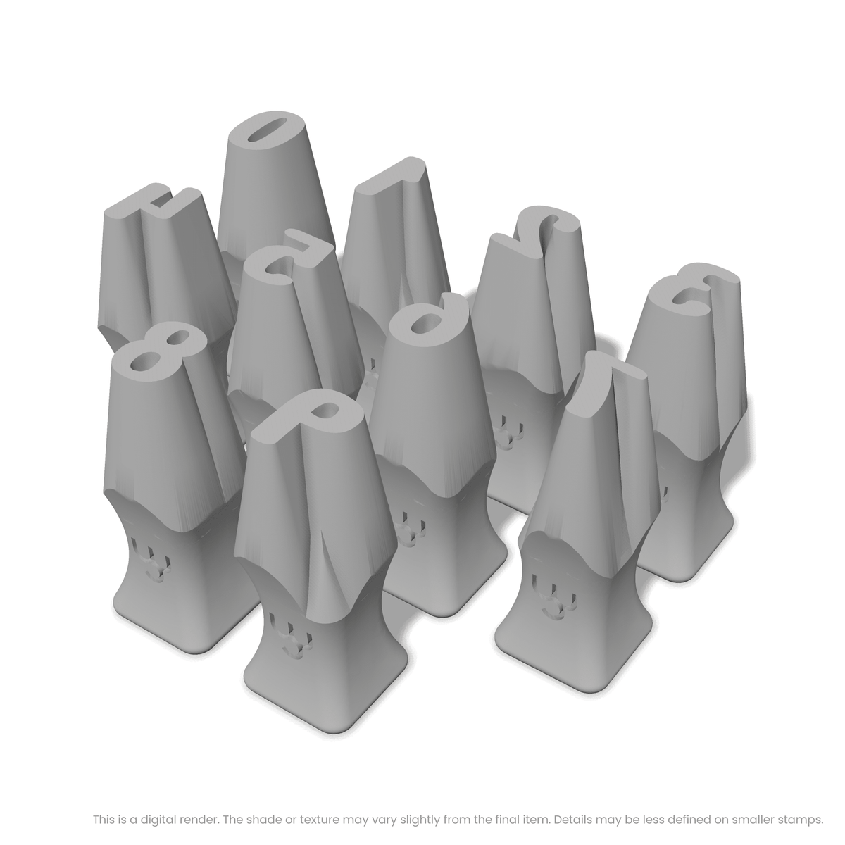 Nerko One | Number Stamp Sets - Ceramind® Tools