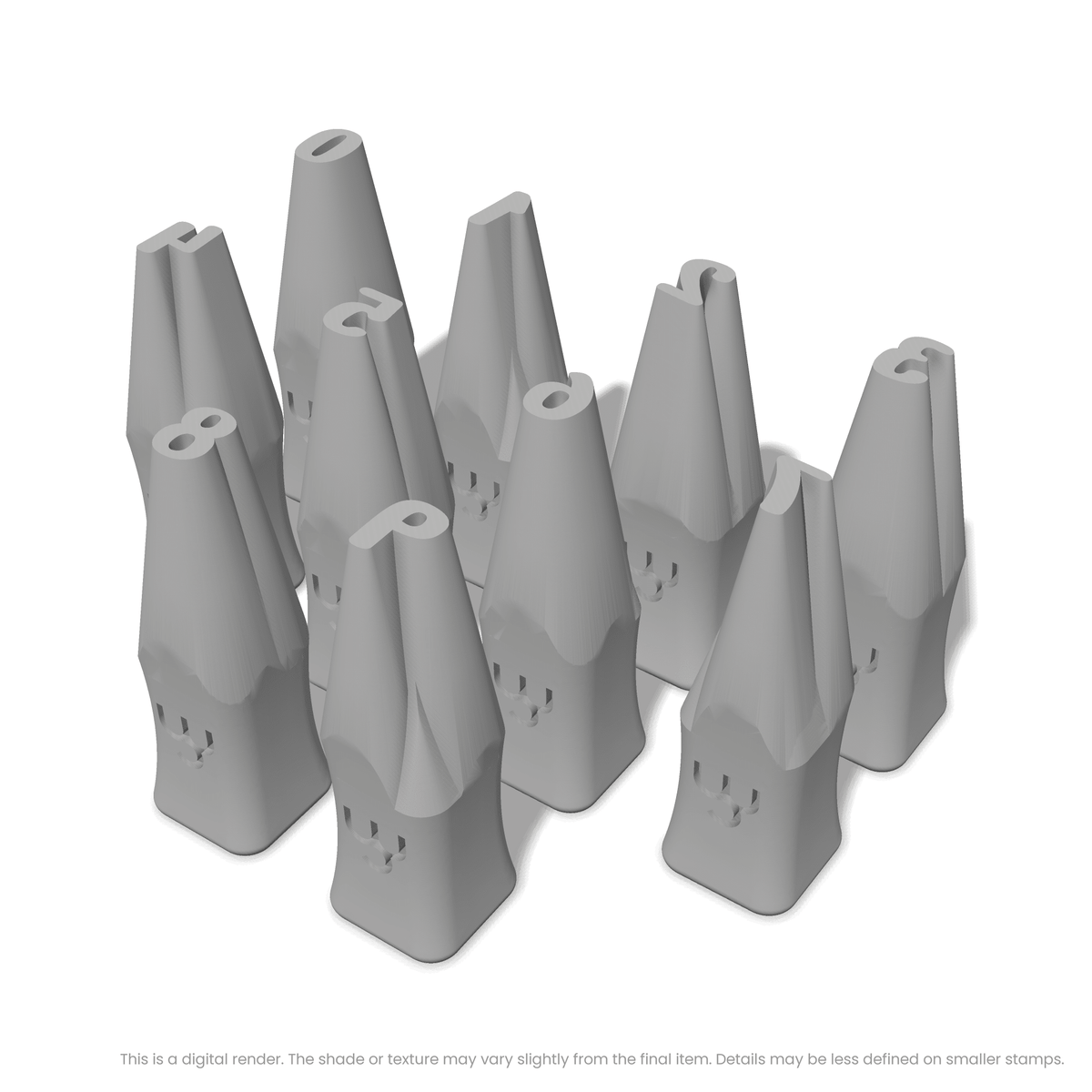 Nerko One | Number Stamp Sets - Ceramind® Tools