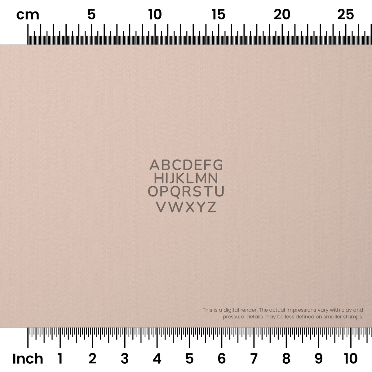 Nunito | All Caps | Alphabet Stamp Sets - Ceramind® Tools