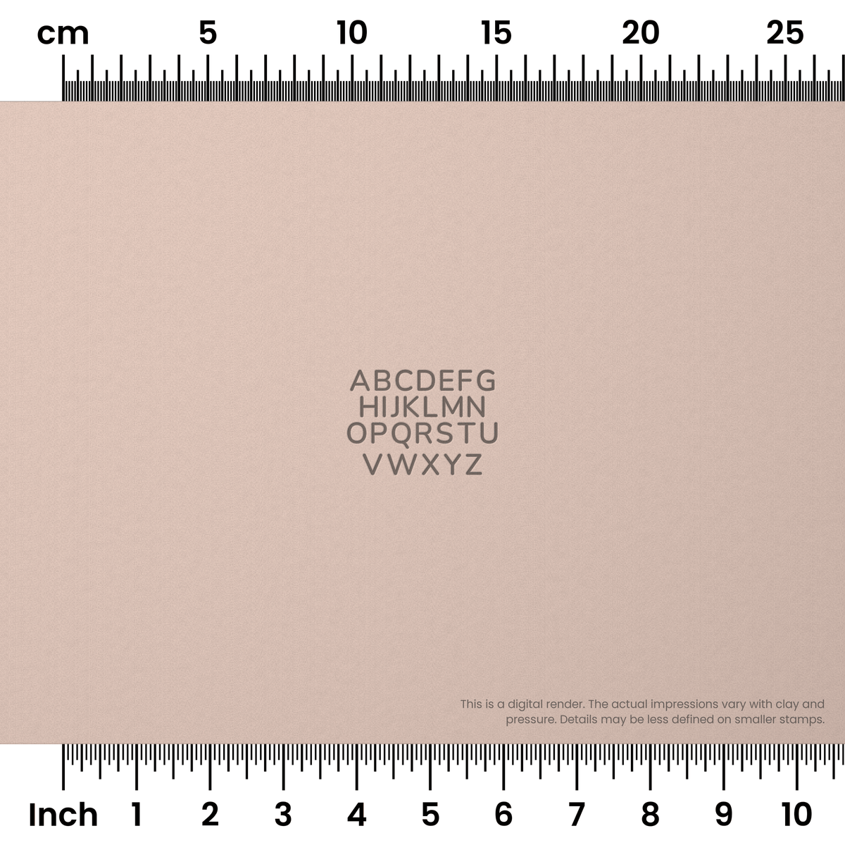 Nunito | All Caps | Alphabet Stamp Sets - Ceramind® Tools