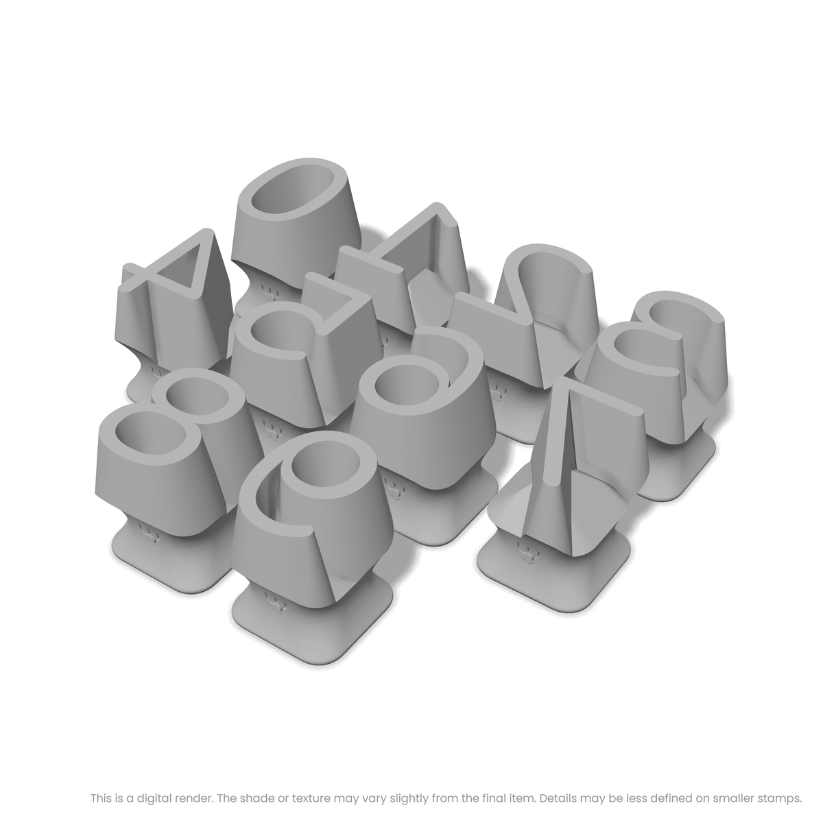 Nunito | Number Stamp Sets - Ceramind® Tools