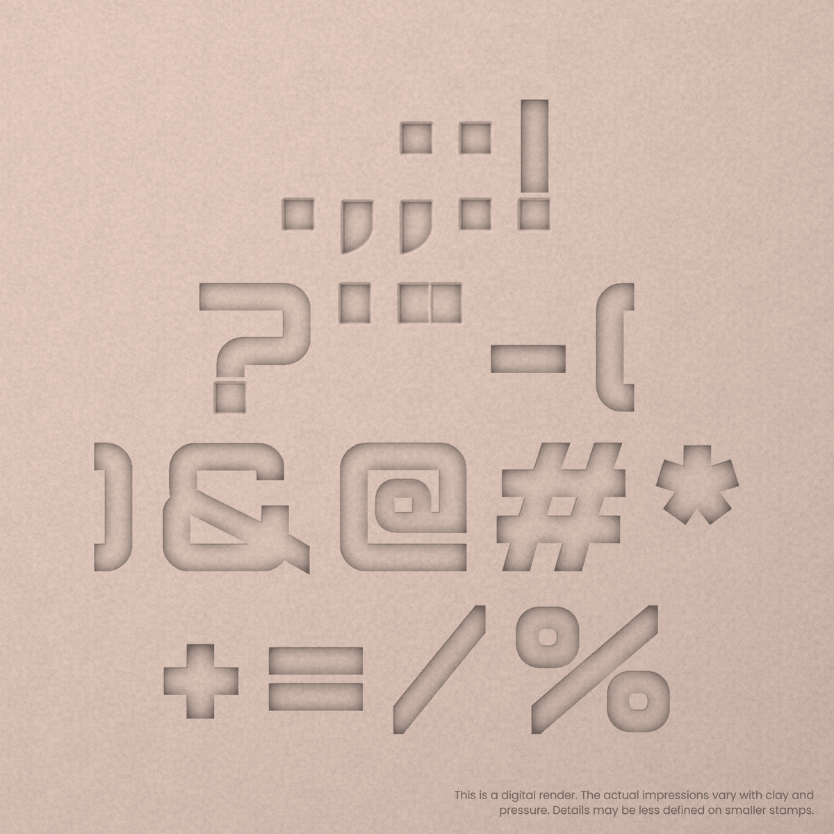 Orbitron | Font Rail Stamp Sets | Letters, Numbers, and Symbols - Ceramind® Tools