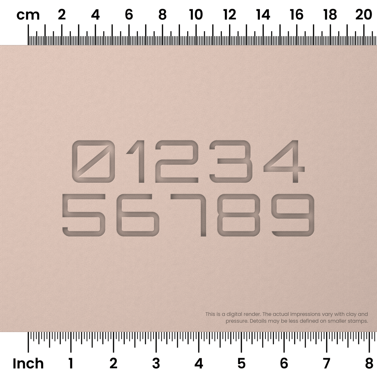 Orbitron | Number Stamp Sets - Ceramind® Tools