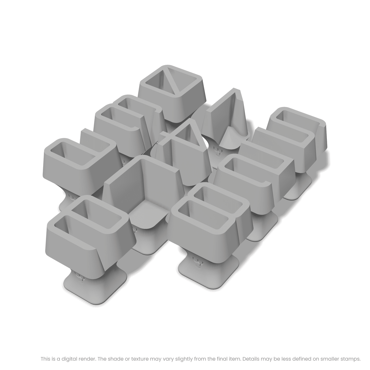 Orbitron | Number Stamp Sets - Ceramind® Tools