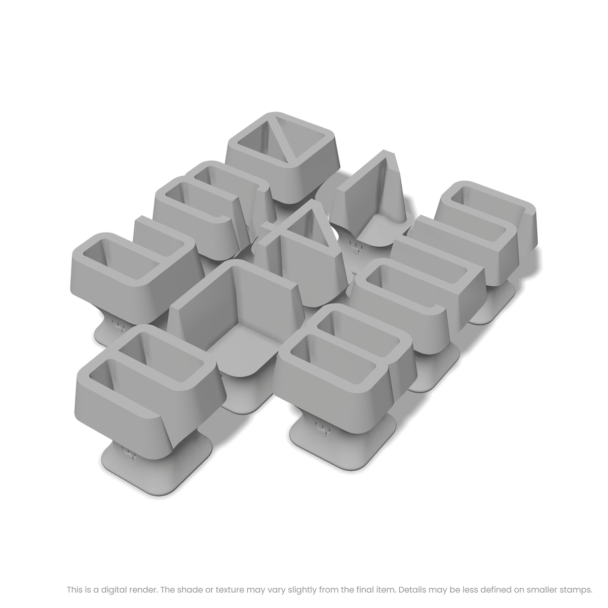 Orbitron | Number Stamp Sets - Ceramind® Tools