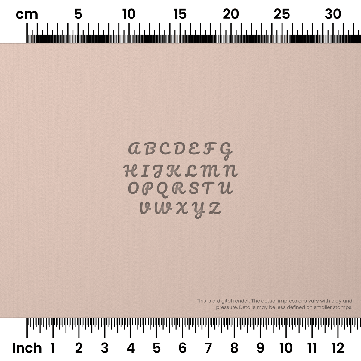 Pacifico | All Caps | Alphabet Stamp Sets - Ceramind® Tools