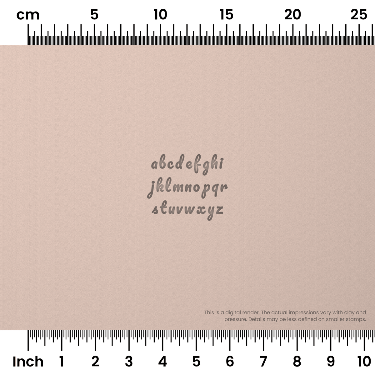 Pacifico | Lowercase | Alphabet Stamp Sets - Ceramind® Tools
