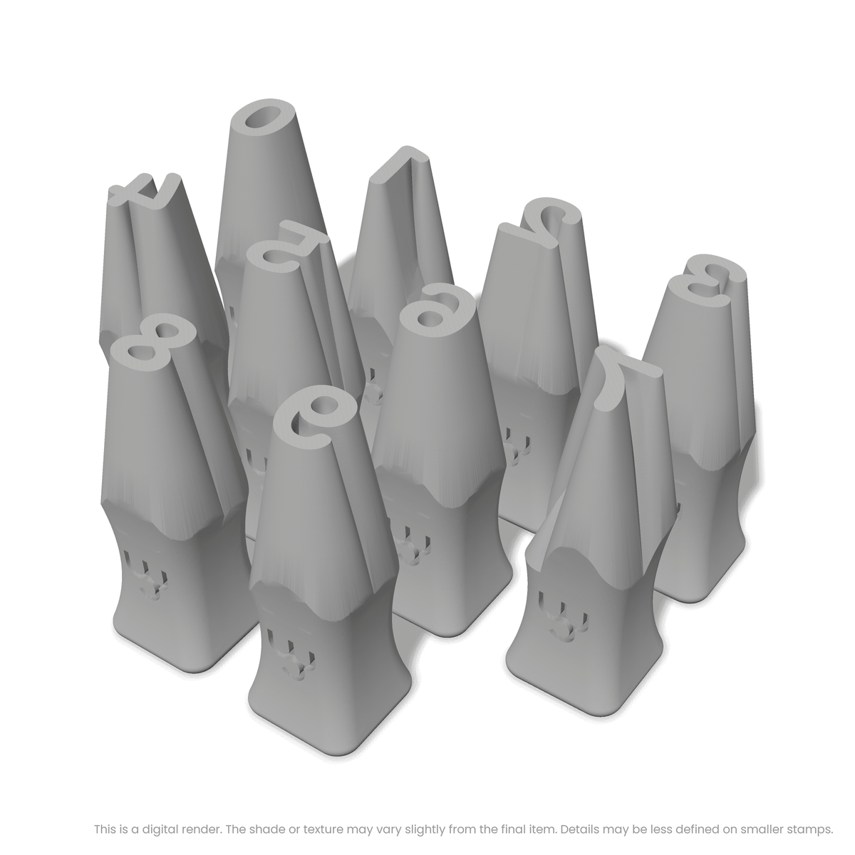 Pacifico | Number Stamp Sets - Ceramind® Tools
