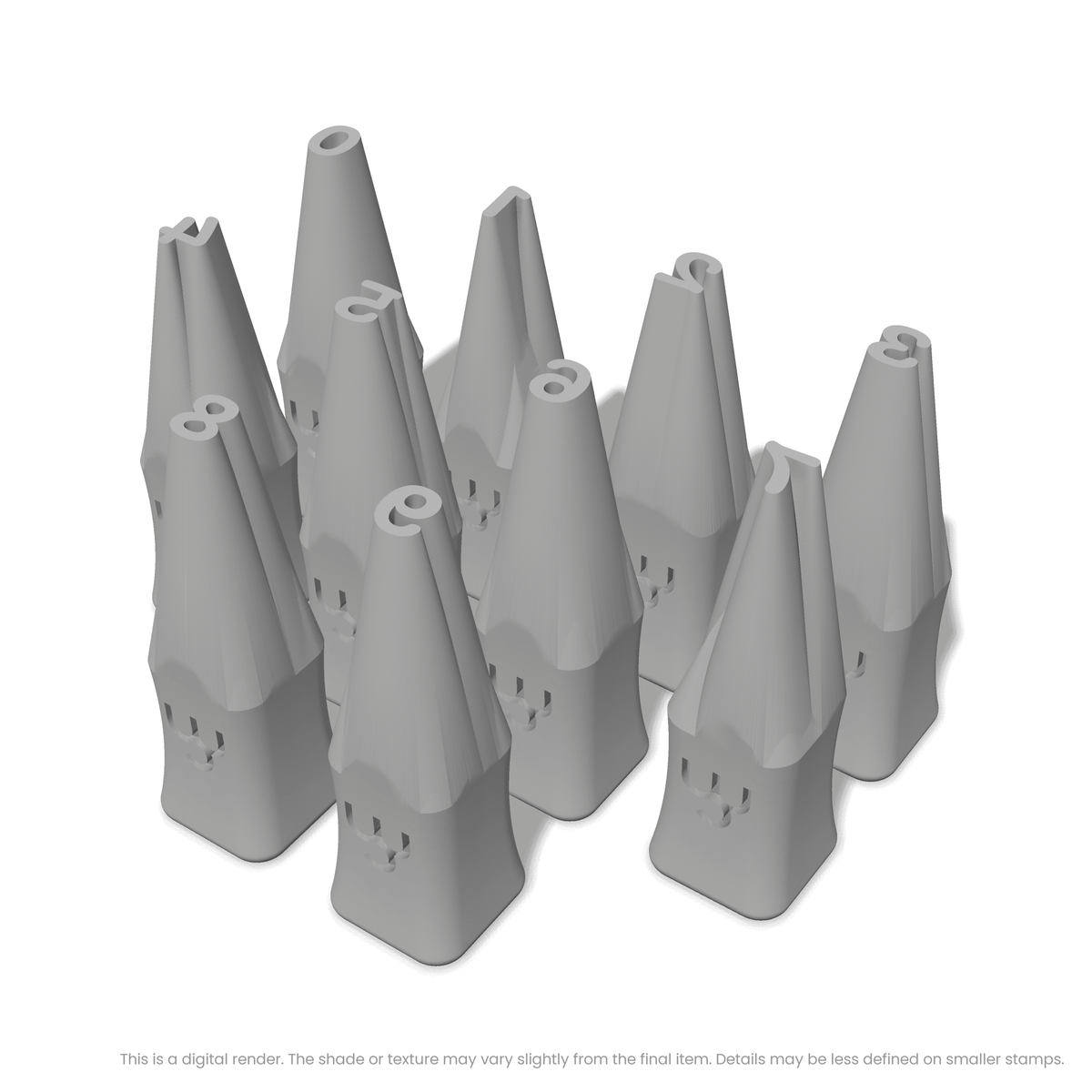 Pacifico | Number Stamp Sets - Ceramind® Tools