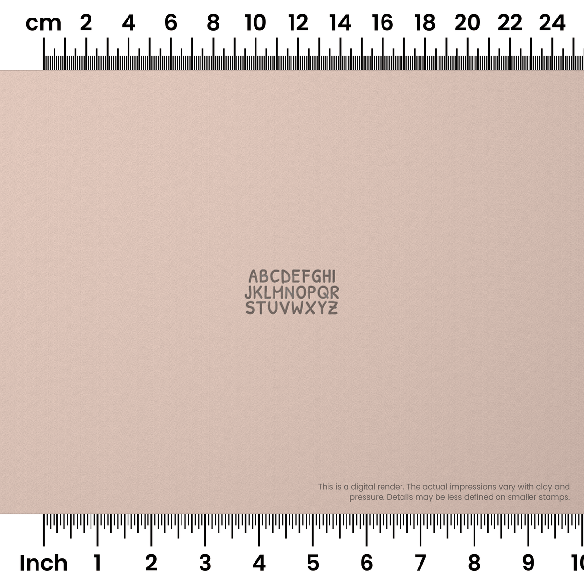 Patrick Hand | All Caps | Alphabet Stamp Sets - Ceramind® Tools