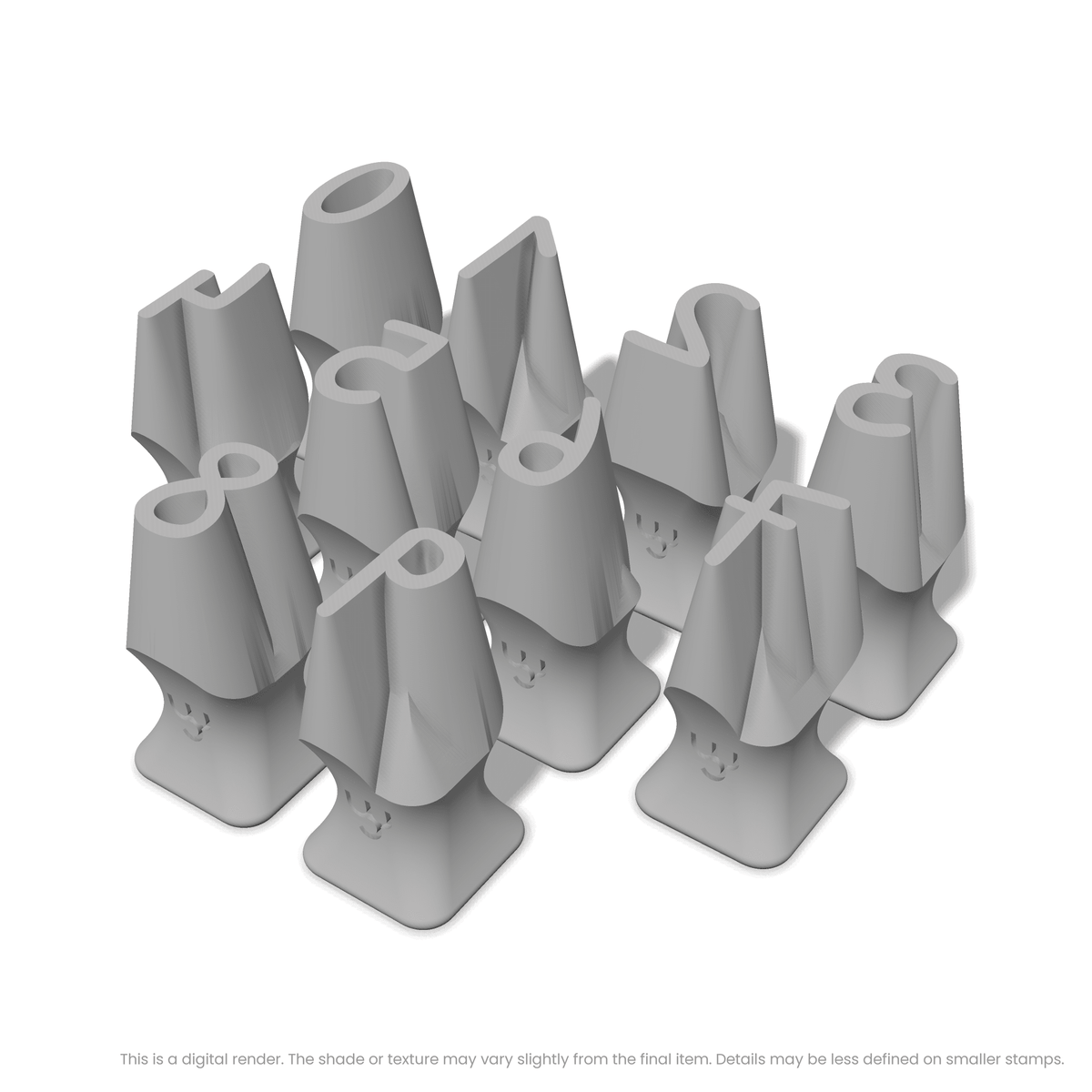 Patrick Hand | Number Stamp Sets - Ceramind® Tools