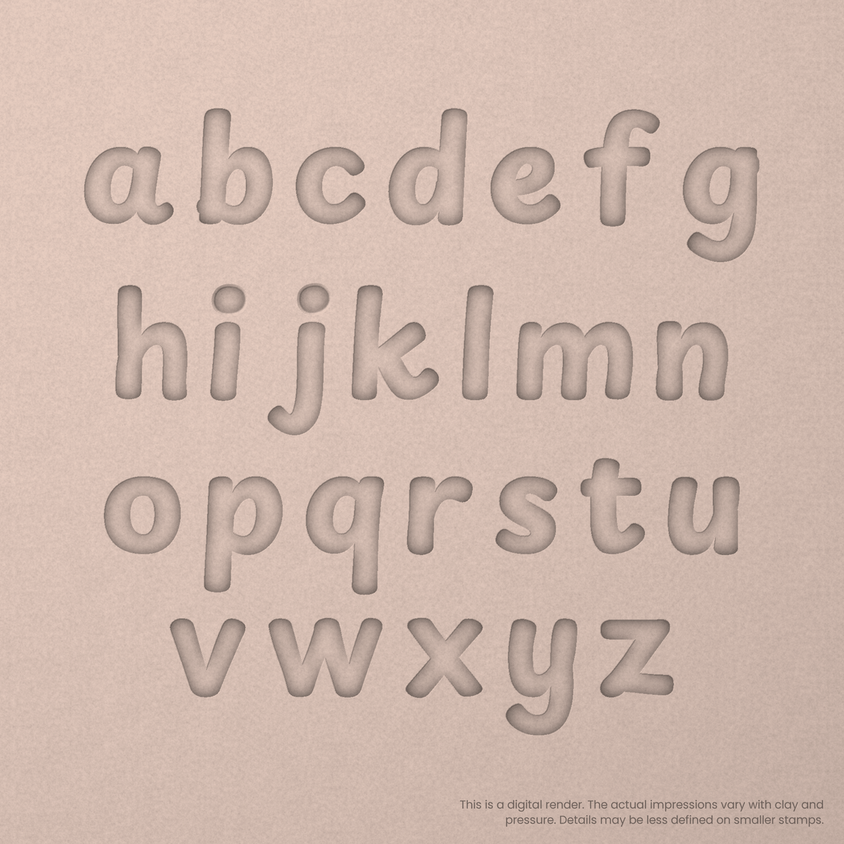 Playpen Sans | Font Rail Stamp Sets | Letters, Numbers, and Symbols - Ceramind® Tools