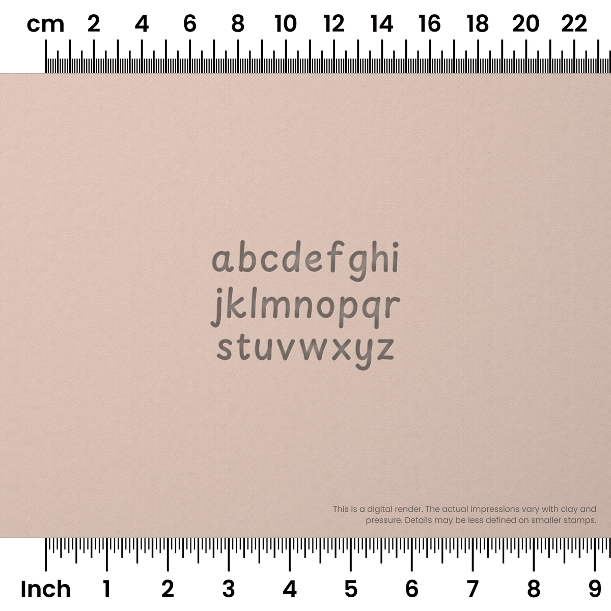 Playpen Sans | Lowercase | Alphabet Stamp Sets - Ceramind® Tools