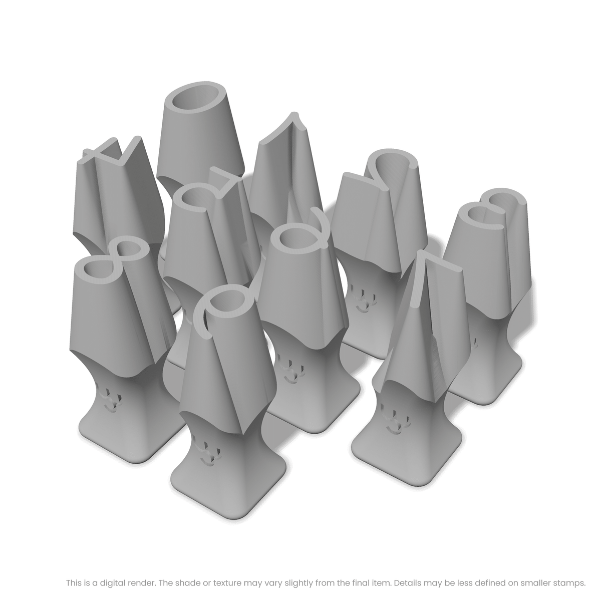 Playpen Sans | Number Stamp Sets - Ceramind® Tools