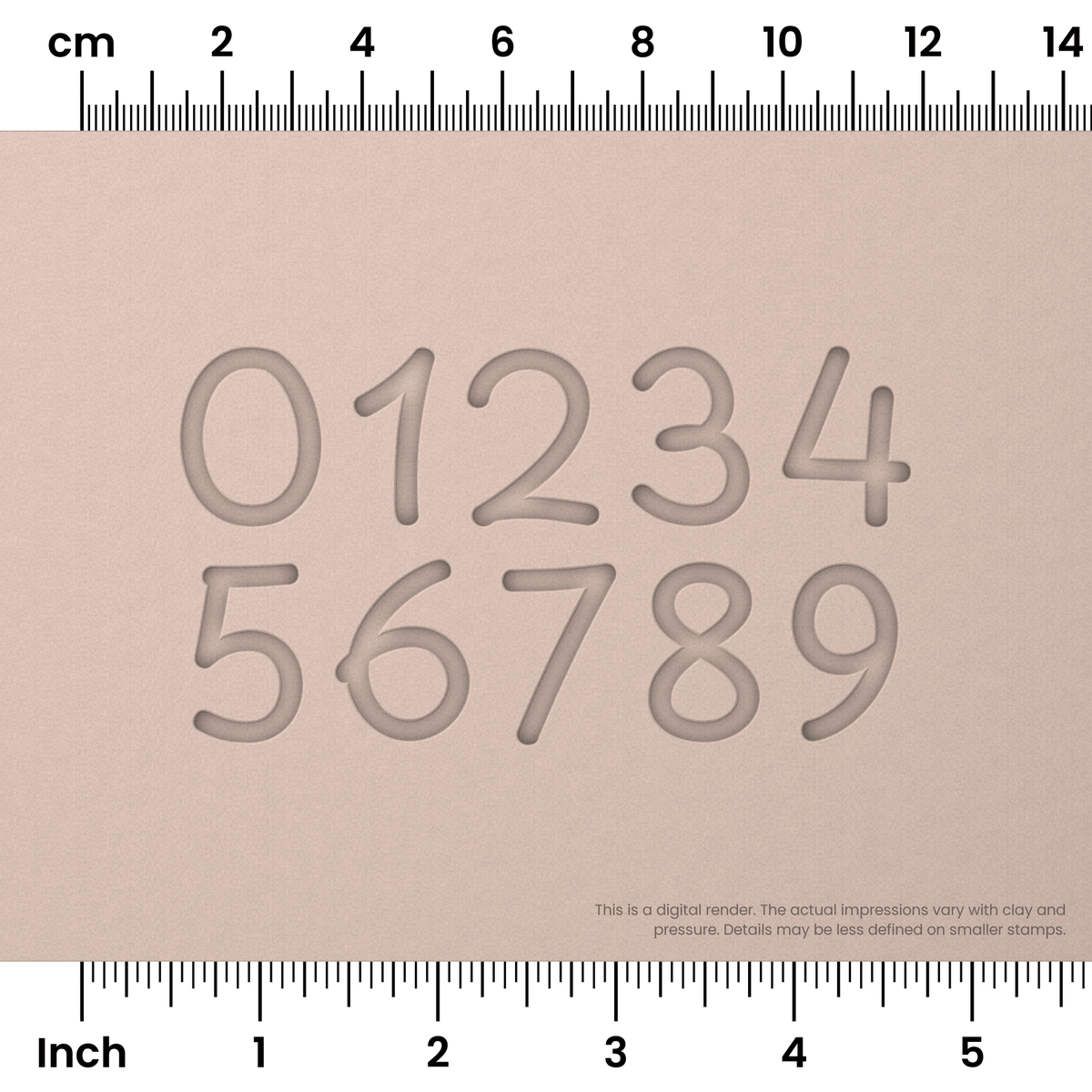 Playpen Sans | Number Stamp Sets - Ceramind® Tools