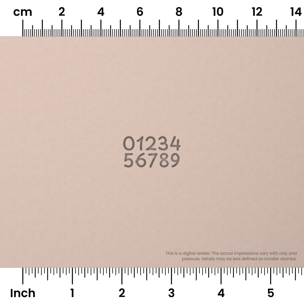 Playpen Sans | Number Stamp Sets - Ceramind® Tools