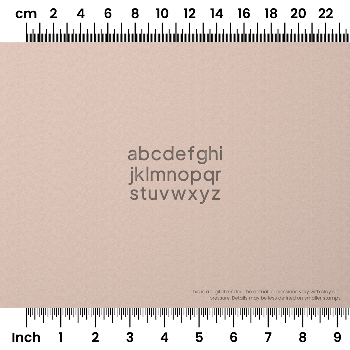 Plus Jakarta Sans | Lowercase | Alphabet Stamp Sets - Ceramind® Tools