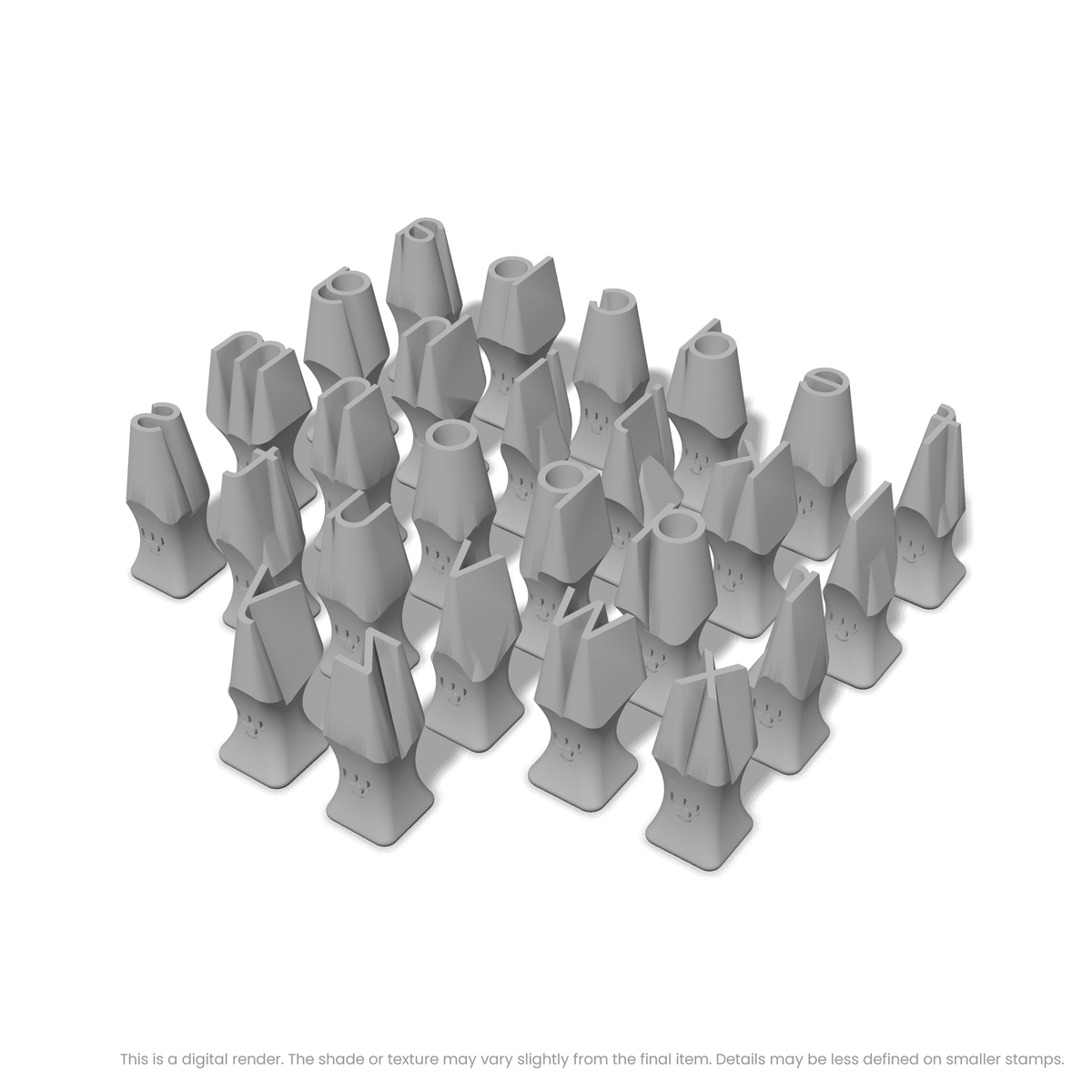 Plus Jakarta Sans | Lowercase | Alphabet Stamp Sets - Ceramind® Tools