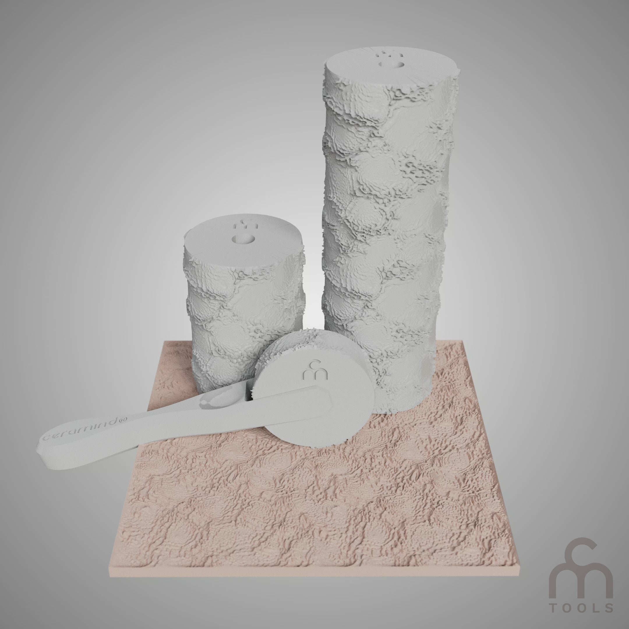 Clay Texture Roller - Coral Texture - Variation 05