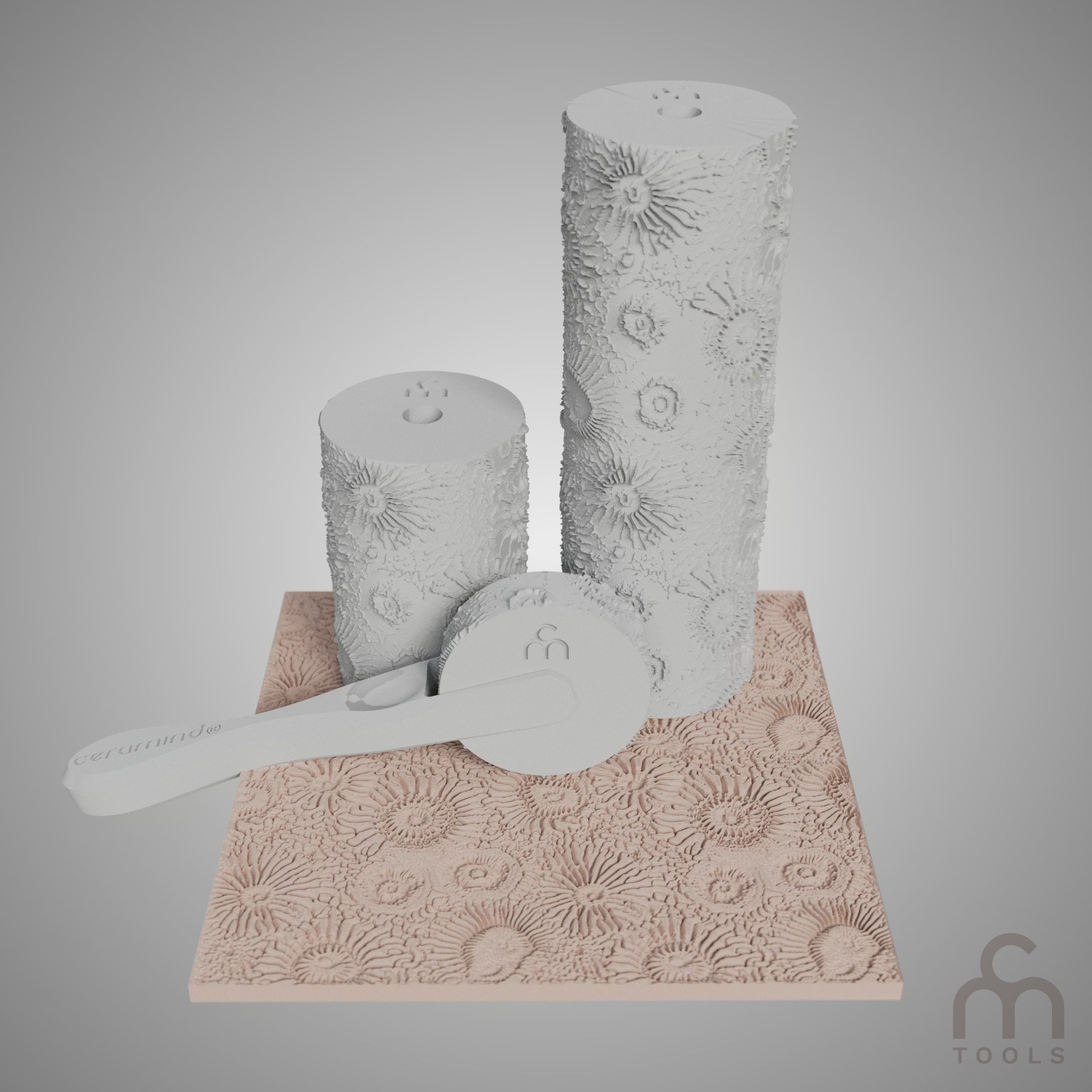 Clay Texture Roller - Coral Texture - Variation 04