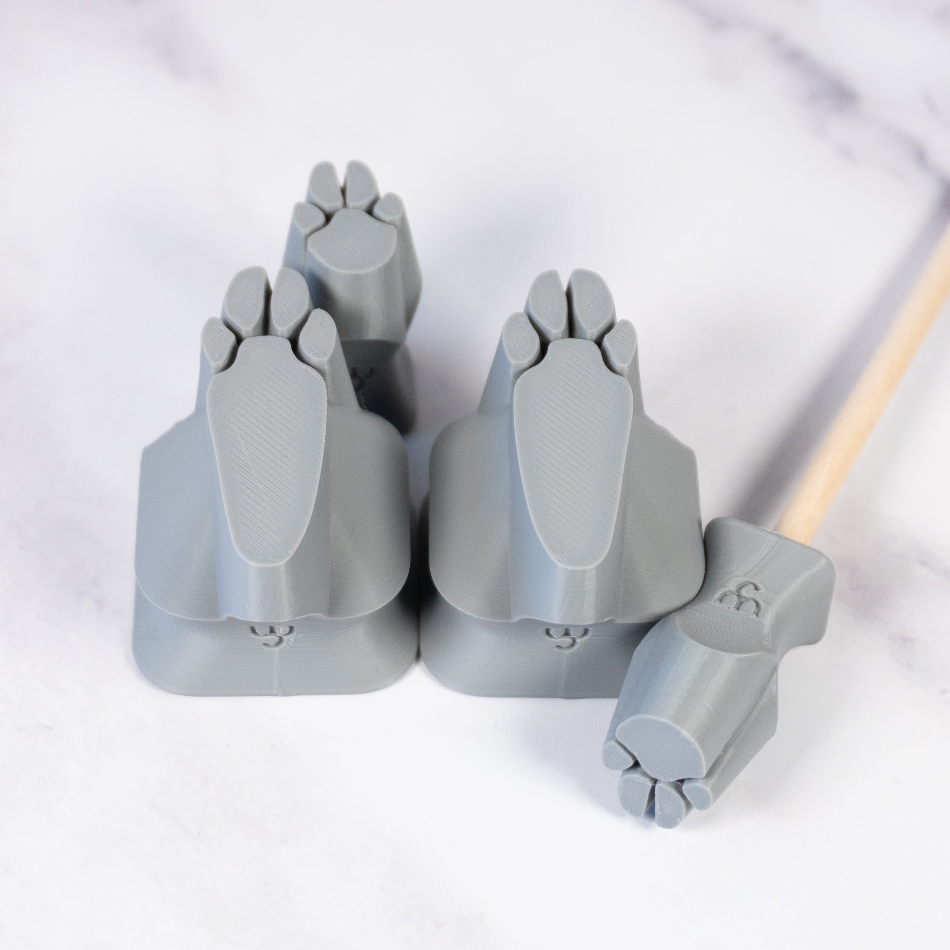 Rabbit Paw Stamp Set - Ceramind® Tools