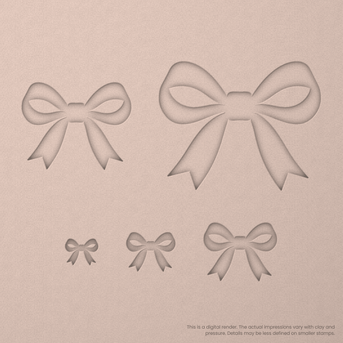 Ribbon Bow Stamps - Ceramind® Tools