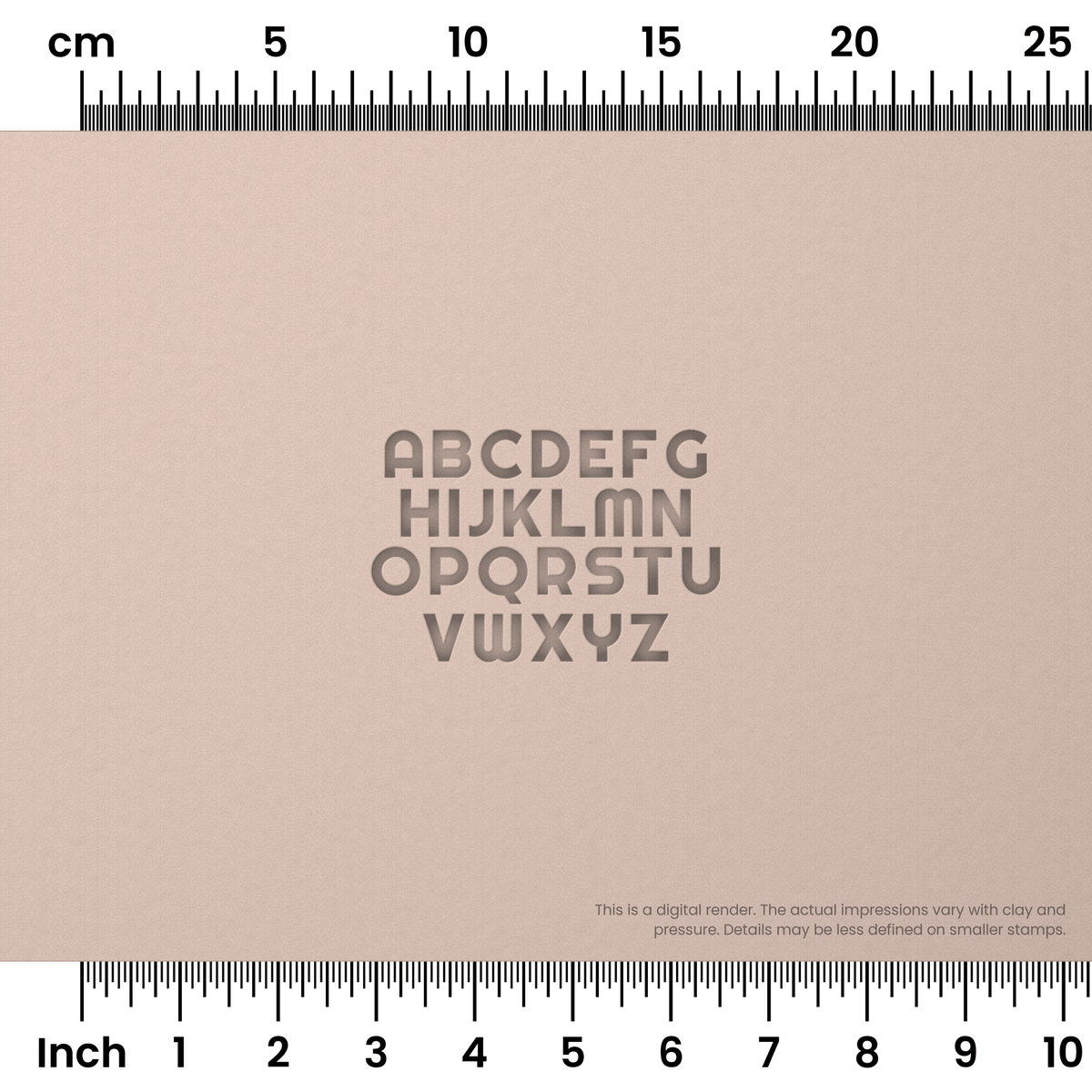 Righteous | All Caps | Alphabet Stamp Sets - Ceramind® Tools