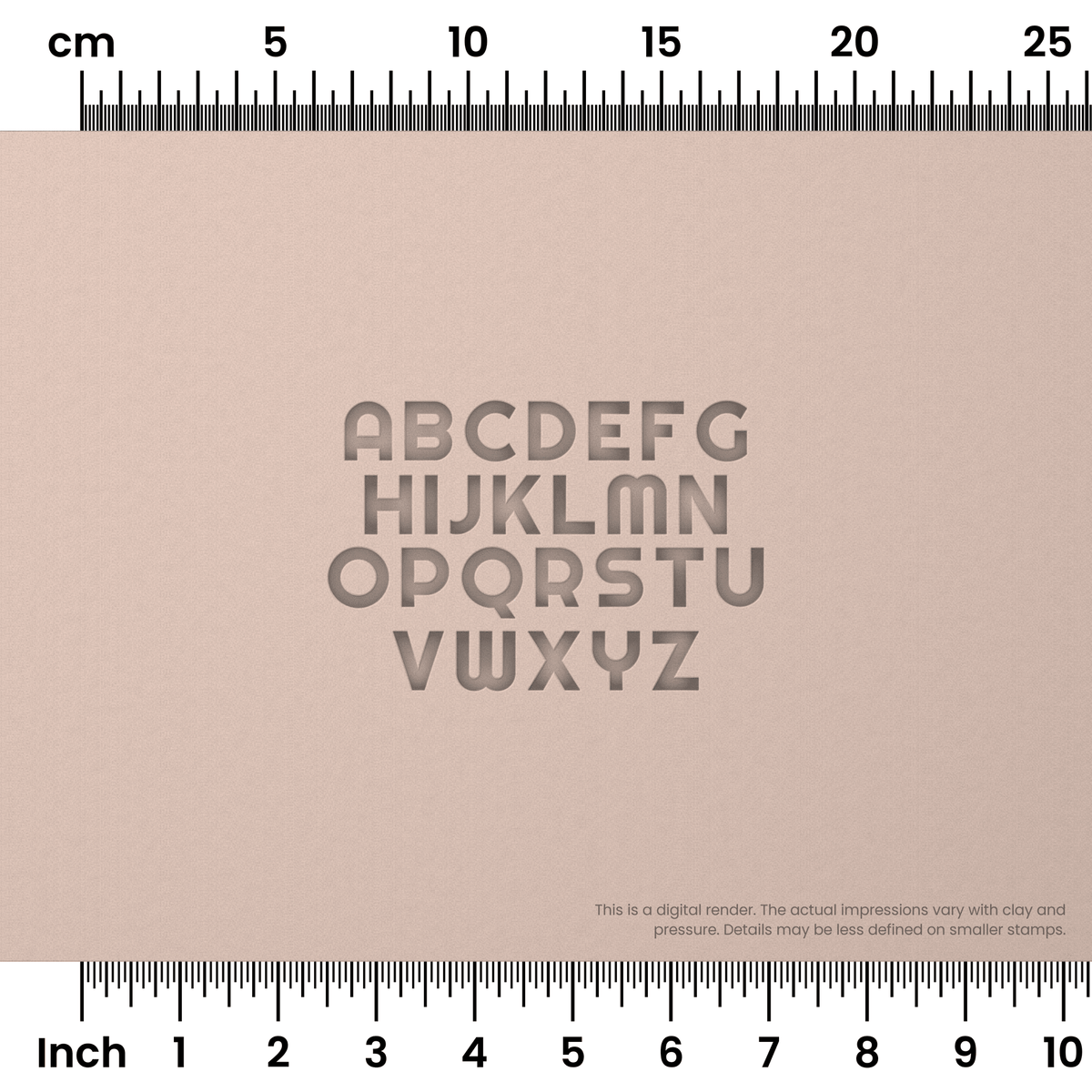 Righteous | All Caps | Alphabet Stamp Sets - Ceramind® Tools