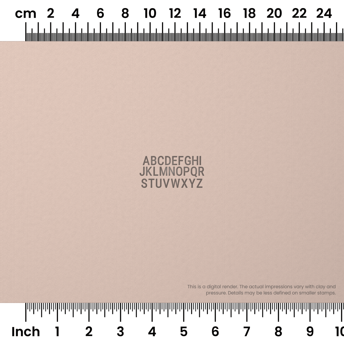 Roboto Condensed | All Caps | Alphabet Stamp Sets - Ceramind® Tools