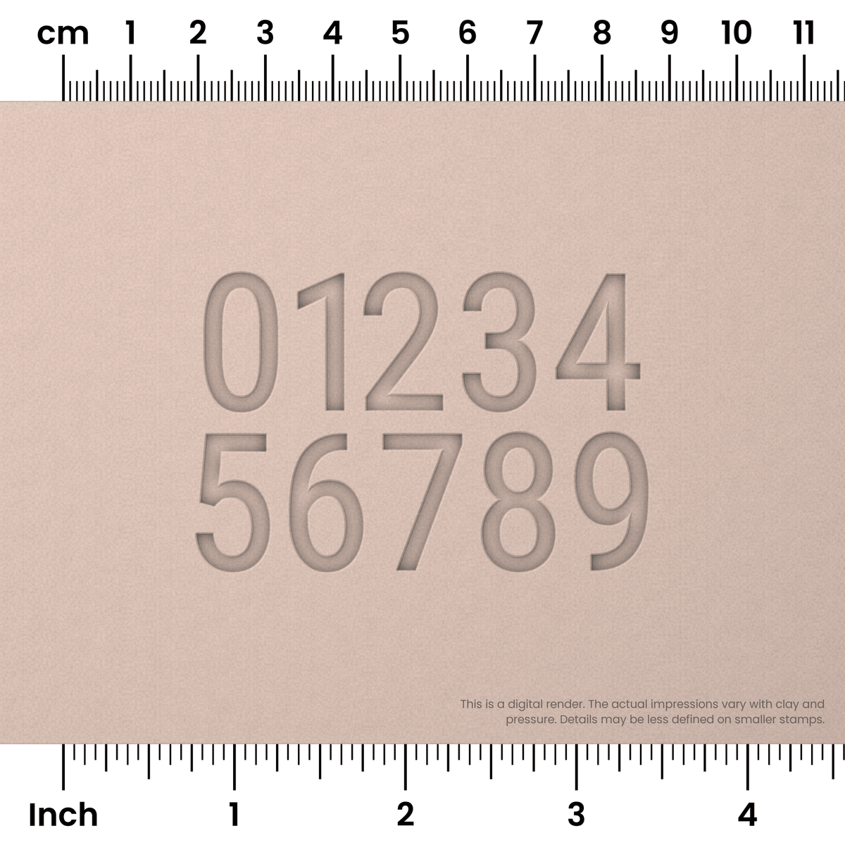 Roboto Condensed | Number Stamp Sets - Ceramind® Tools